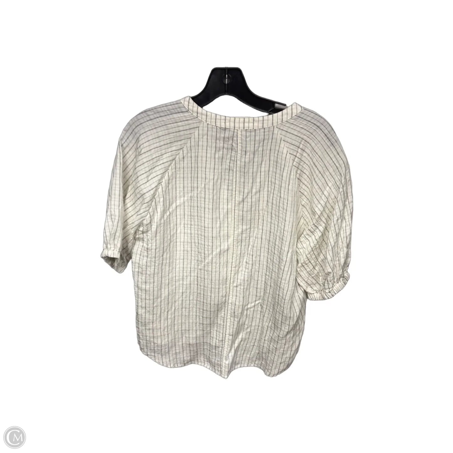 Top Short Sleeve By Cloth & Stone In Striped Pattern, Size: S