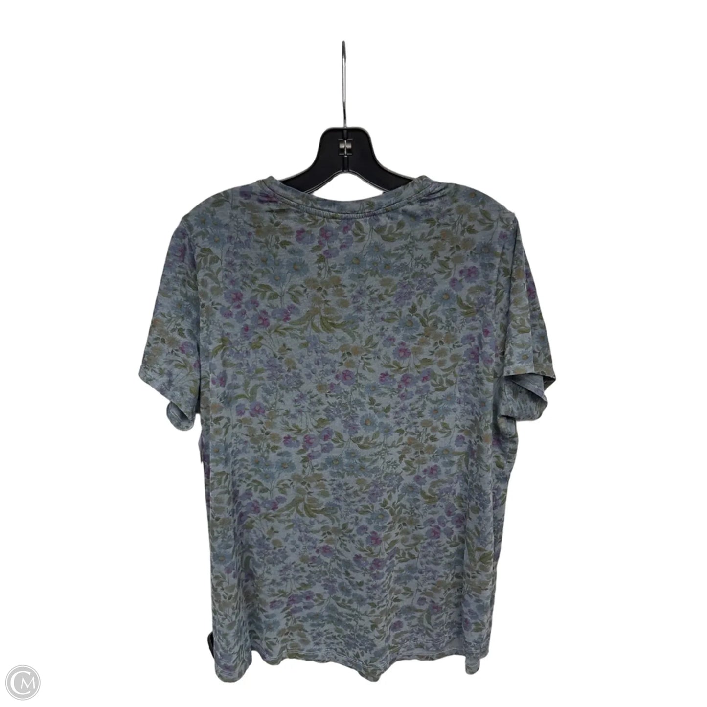 Top Short Sleeve By Old Navy In Floral Print, Size: Xl