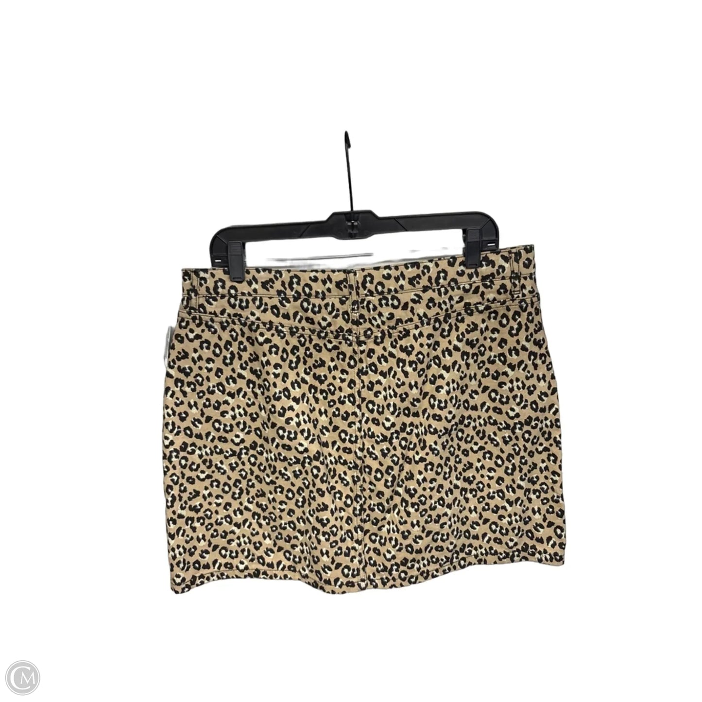 Skirt Mini & Short By Topshop In Animal Print, Size: 14