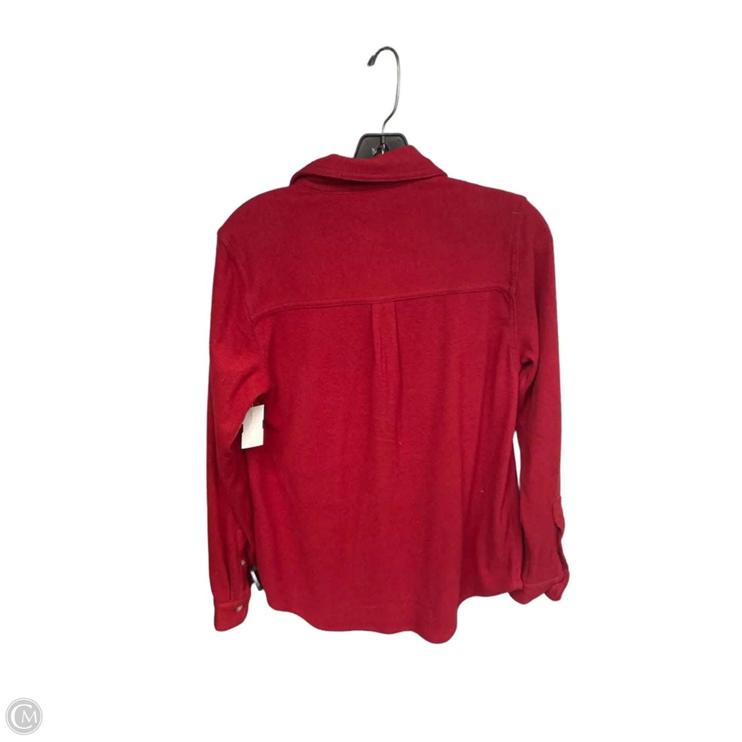 Top Long Sleeve By Beachlunchlounge In Red, Size: Xs