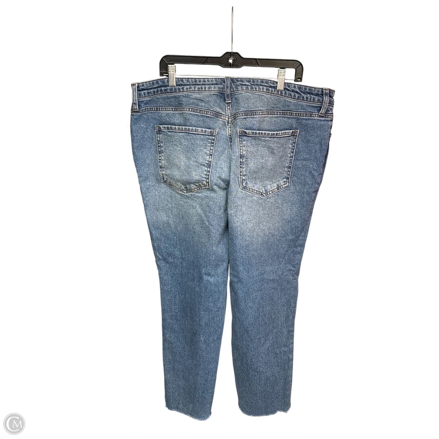 Jeans Straight By Kut In Blue Denim, Size: 18