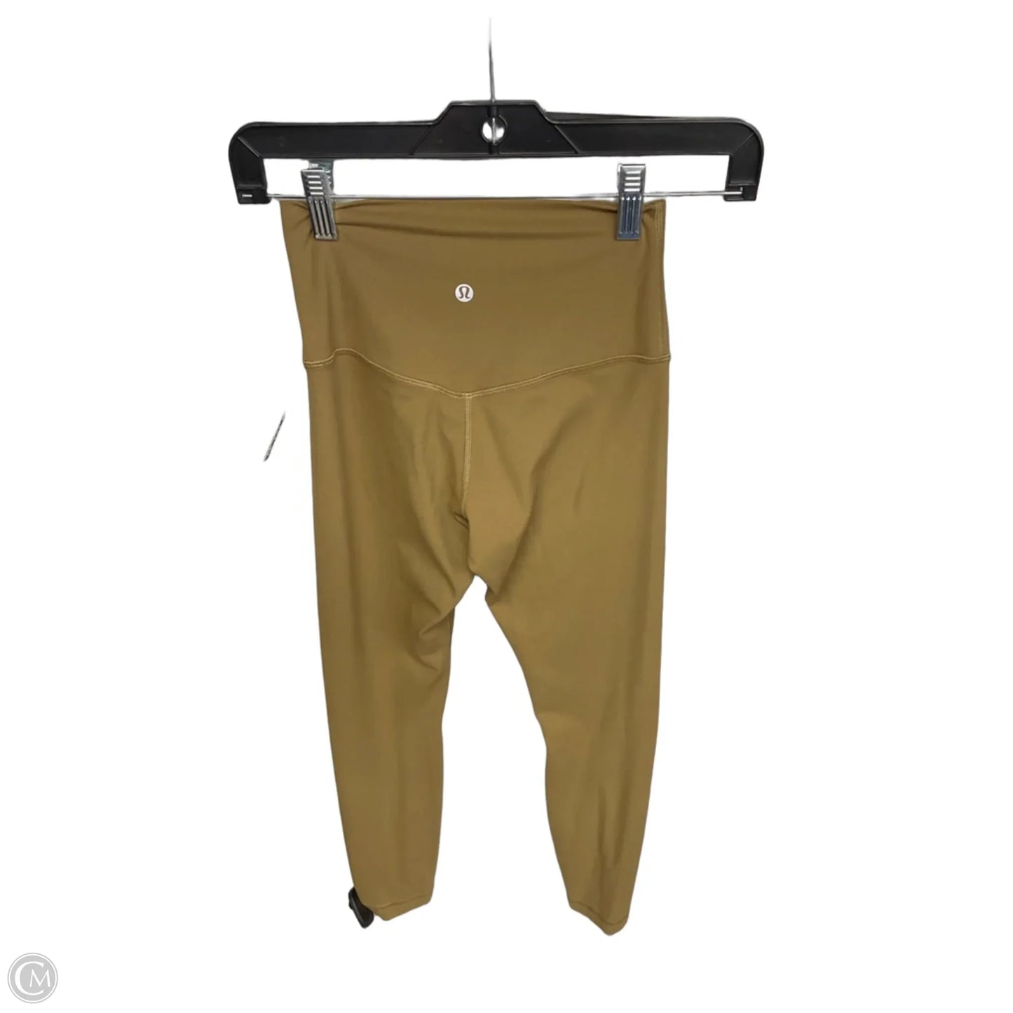 Athletic Capris By Lululemon In Green, Size: 4
