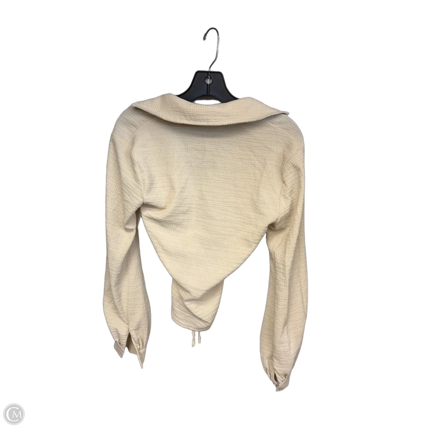 Top Long Sleeve By Pretty Little Thing In Tan, Size: Xs