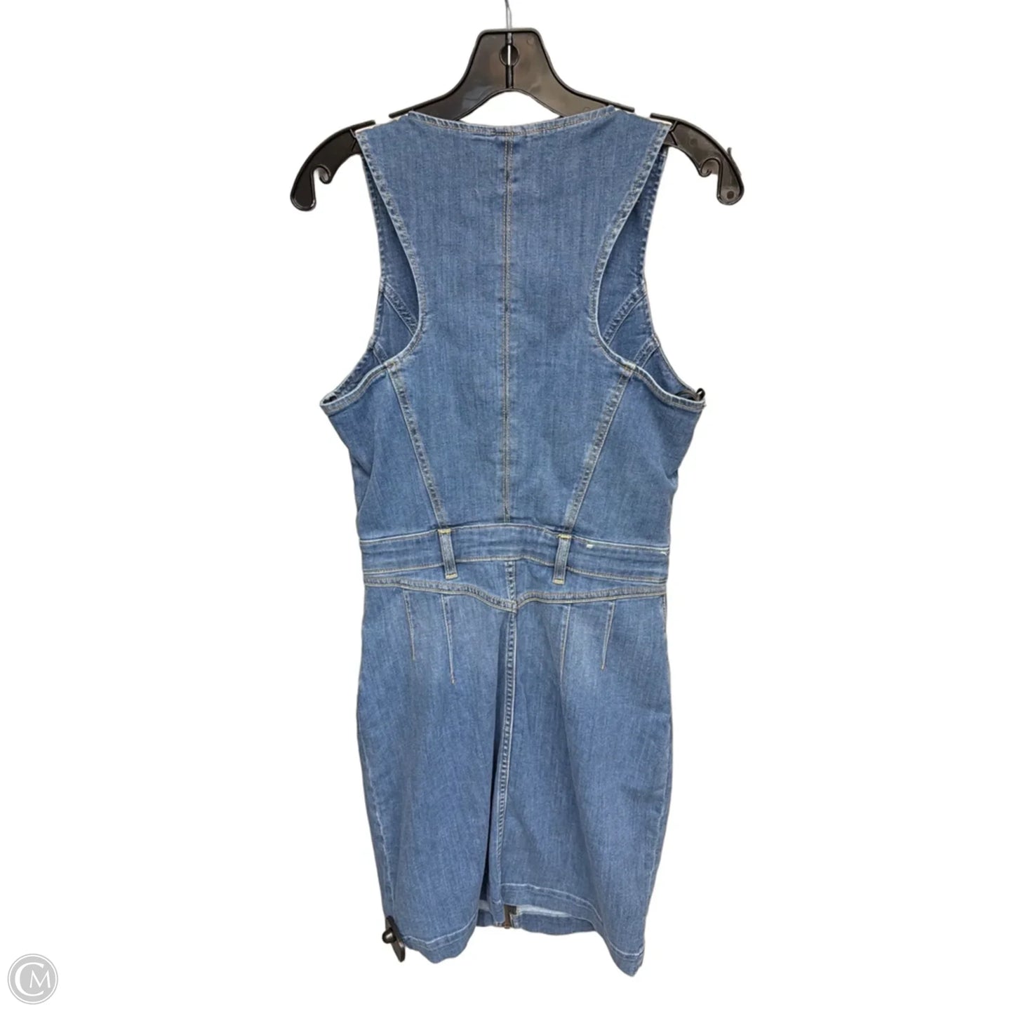 Dress Casual Midi By Guess In Blue Denim, Size: M