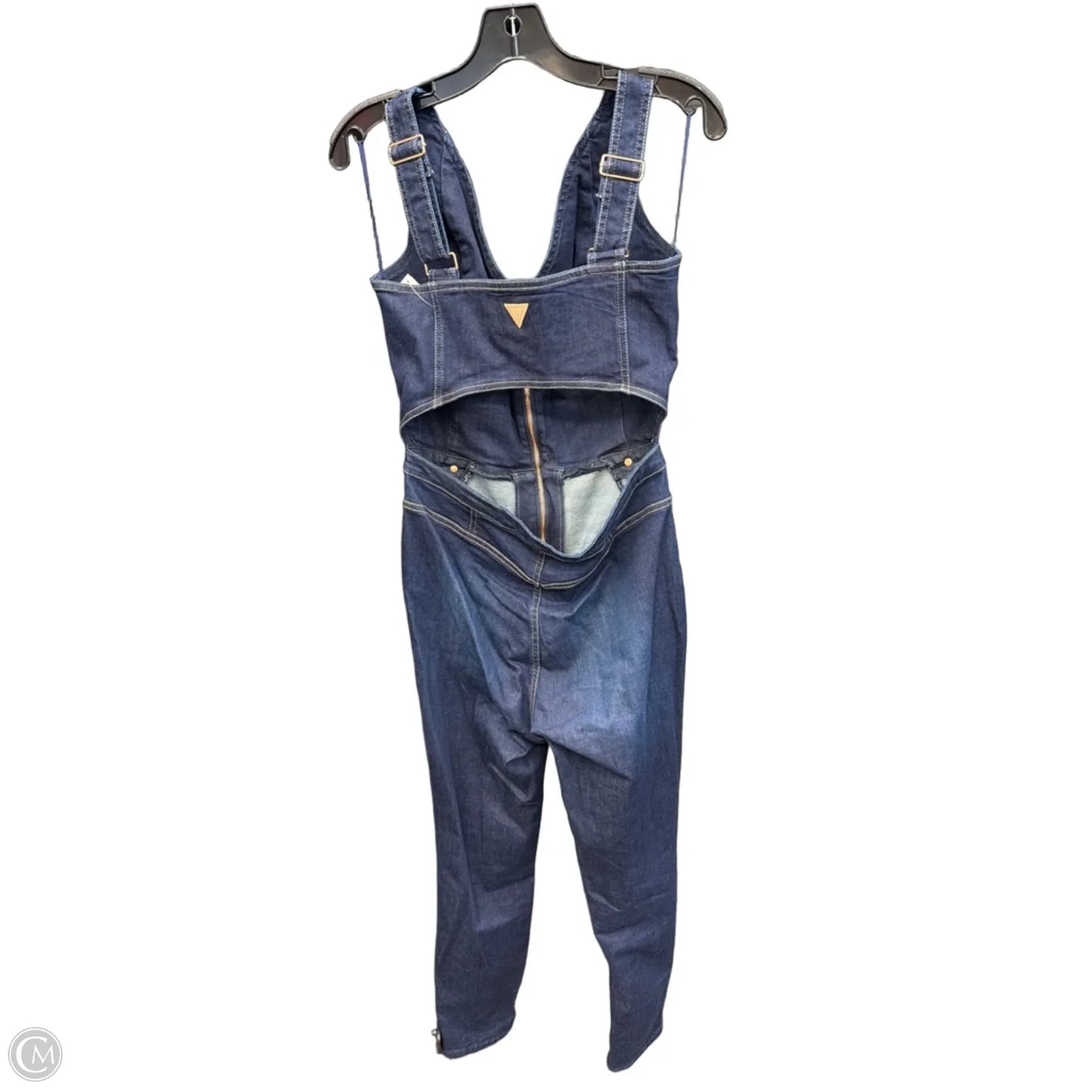 Jumpsuit By Guess In Blue Denim, Size: L