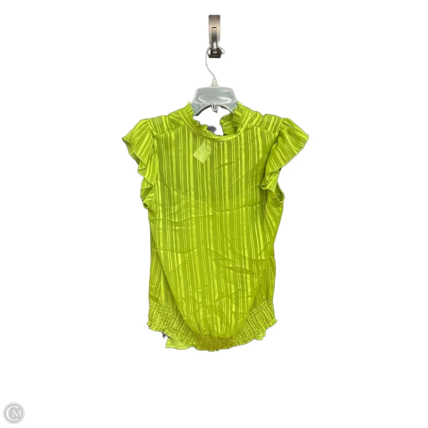 Top Sleeveless By Clothes Mentor In Green, Size: L