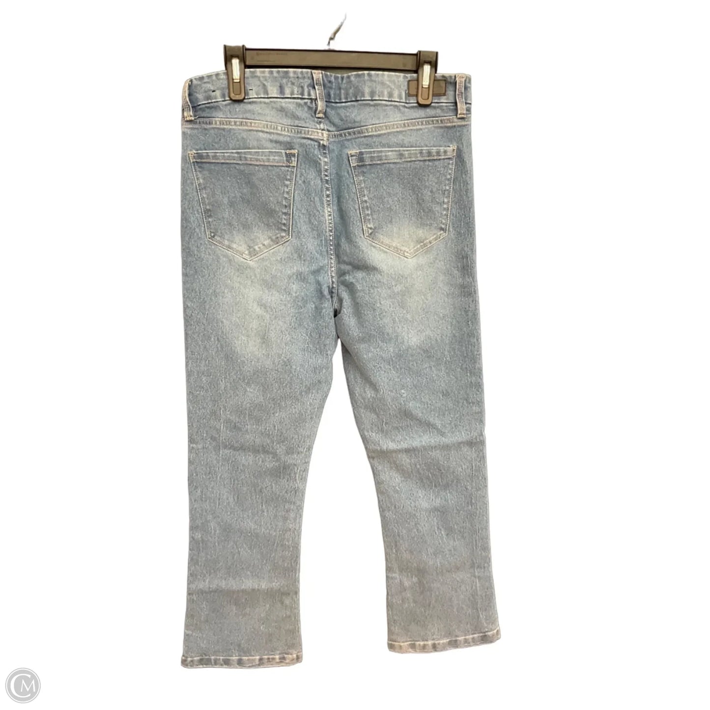 Jeans Boot Cut By Nicole Miller In Blue Denim, Size: 14
