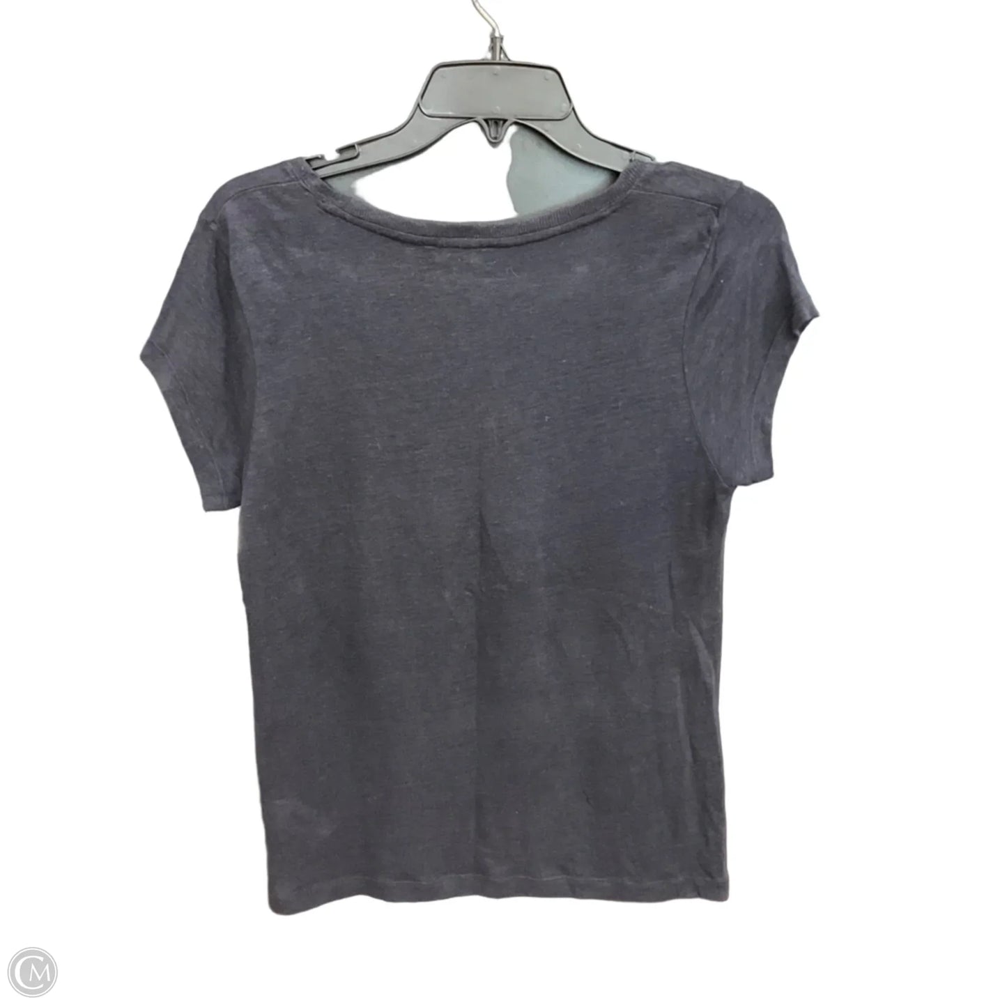 Top Short Sleeve Basic By Express In Navy, Size: Xs