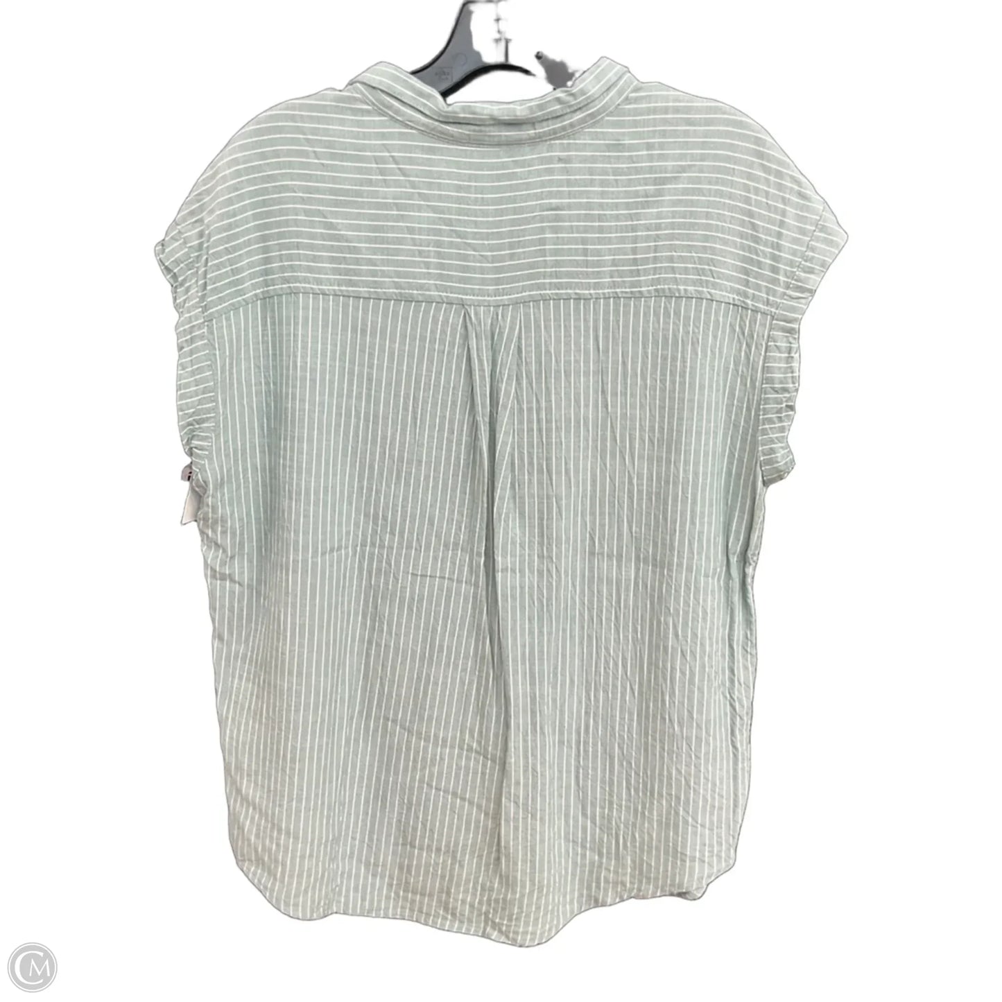 Blouse Short Sleeve By Jachs Girlfirend In Green, Size: L