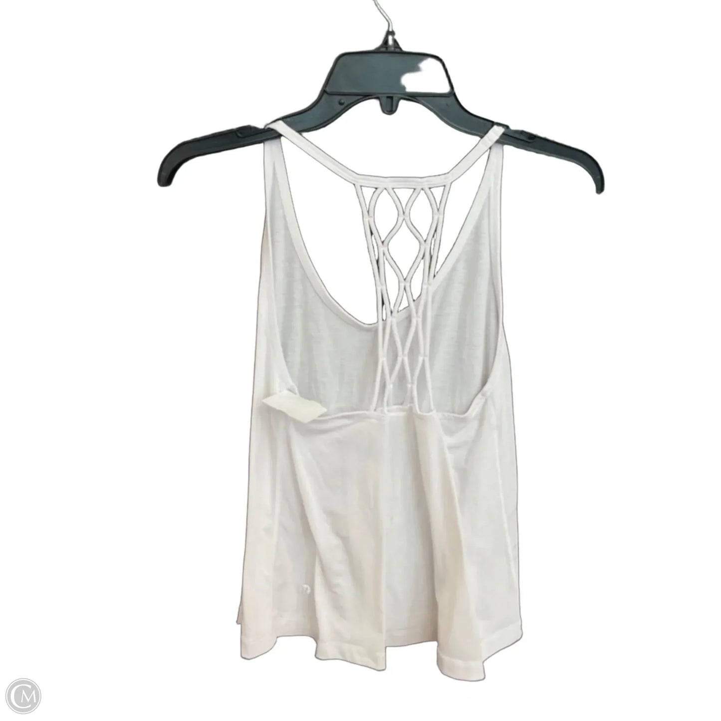 Athletic Tank Top By Lululemon In White, Size: S