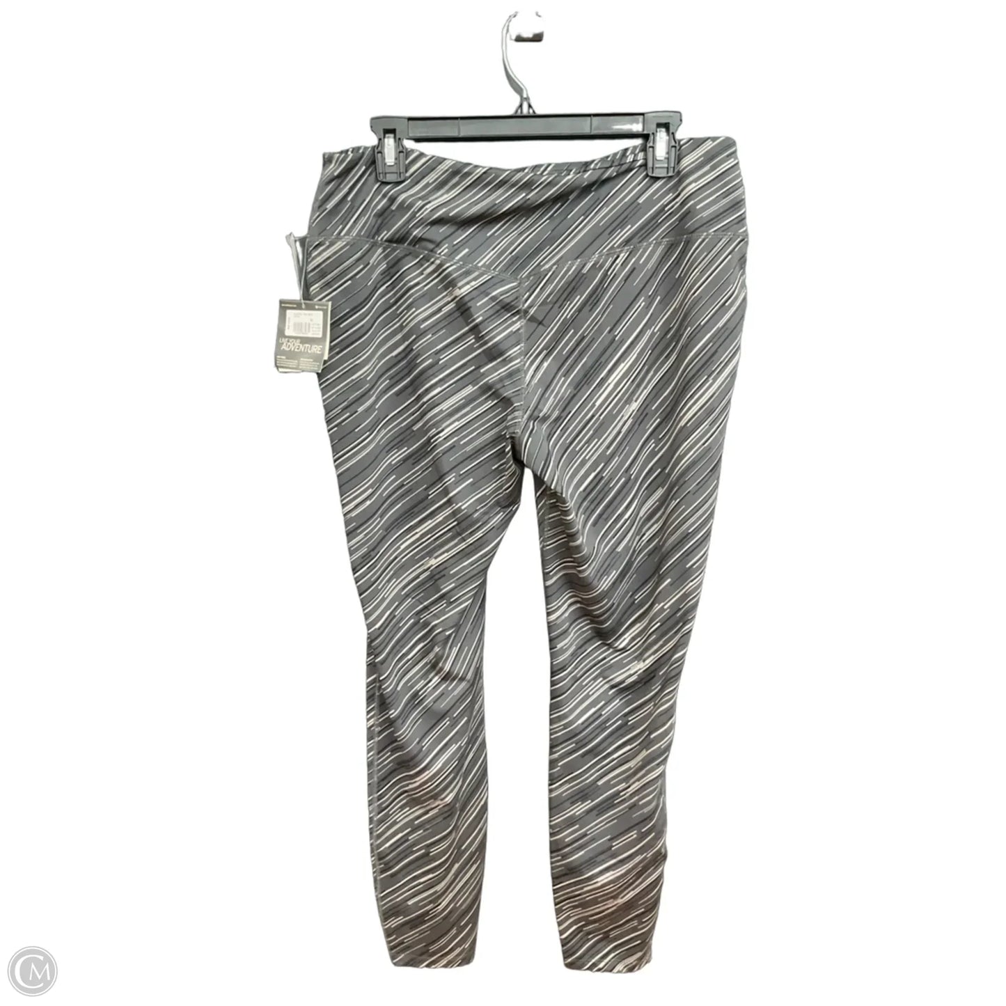 Athletic Leggings By Eddie Bauer In Grey, Size: Xl
