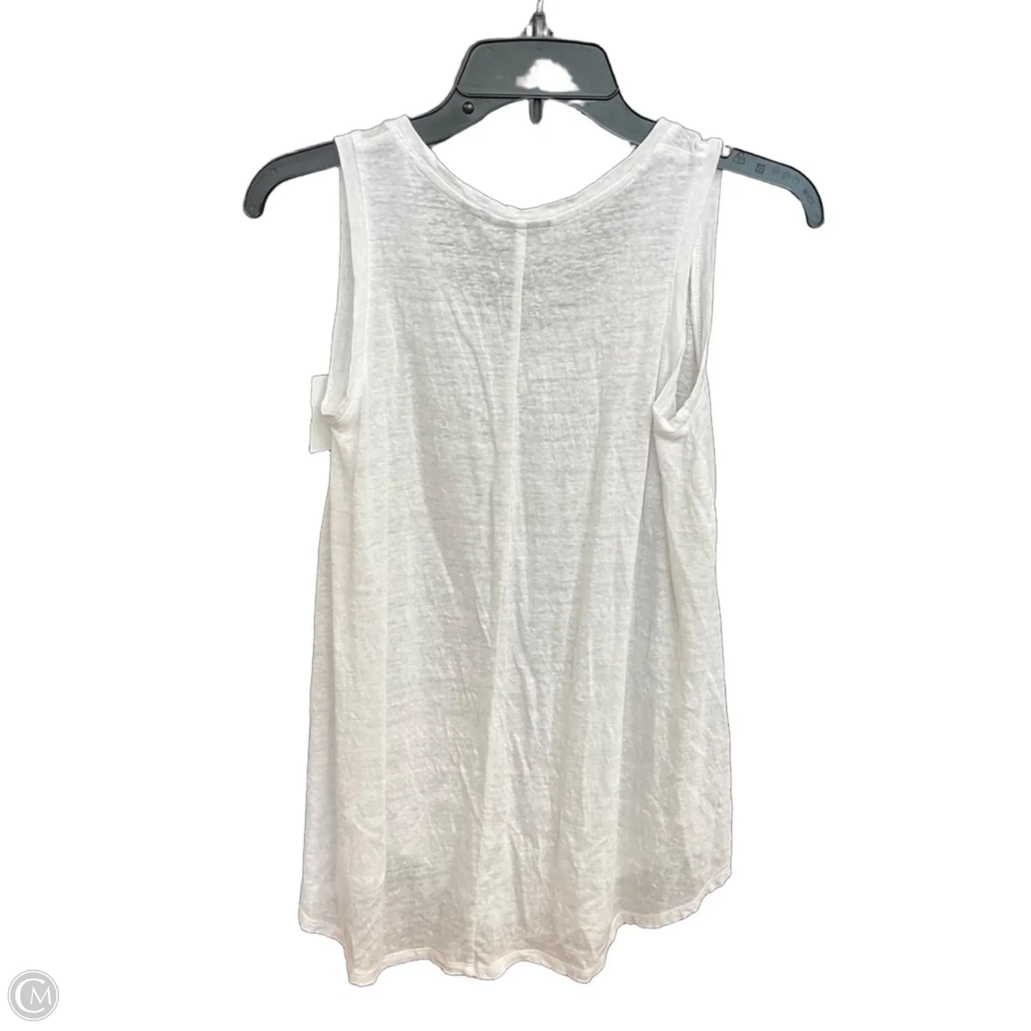 Top Sleeveless By Tahari In White, Size: Xs