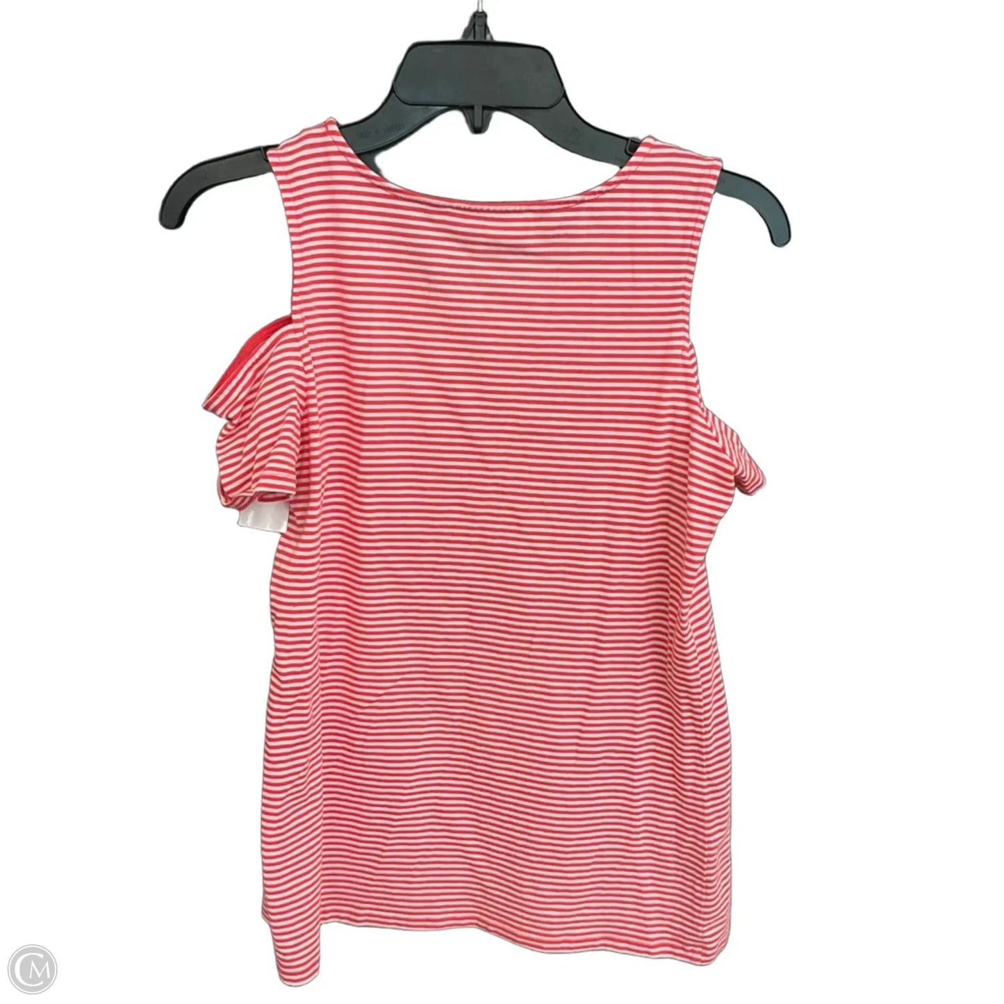 Top Short Sleeve By Michael By Michael Kors In Striped Pattern, Size: S
