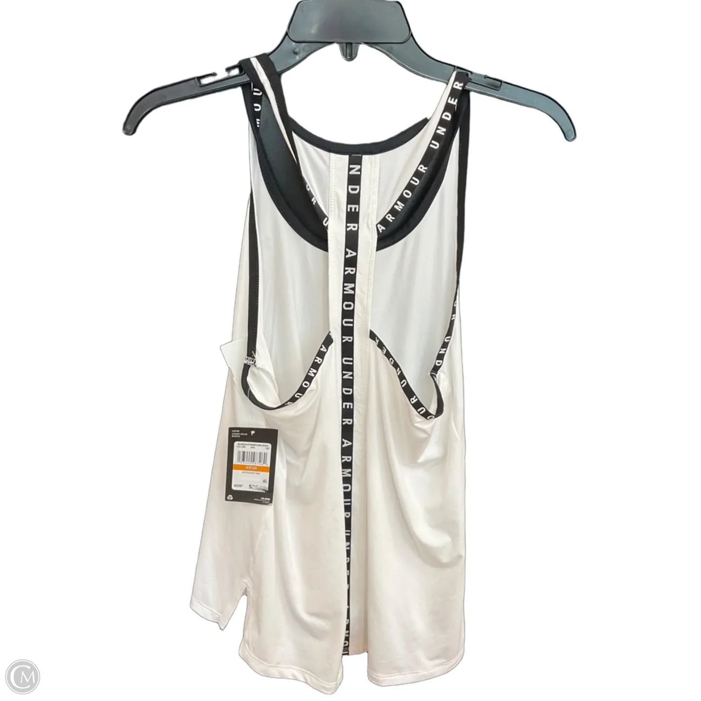 Athletic Tank Top By Under Armour In White, Size: S