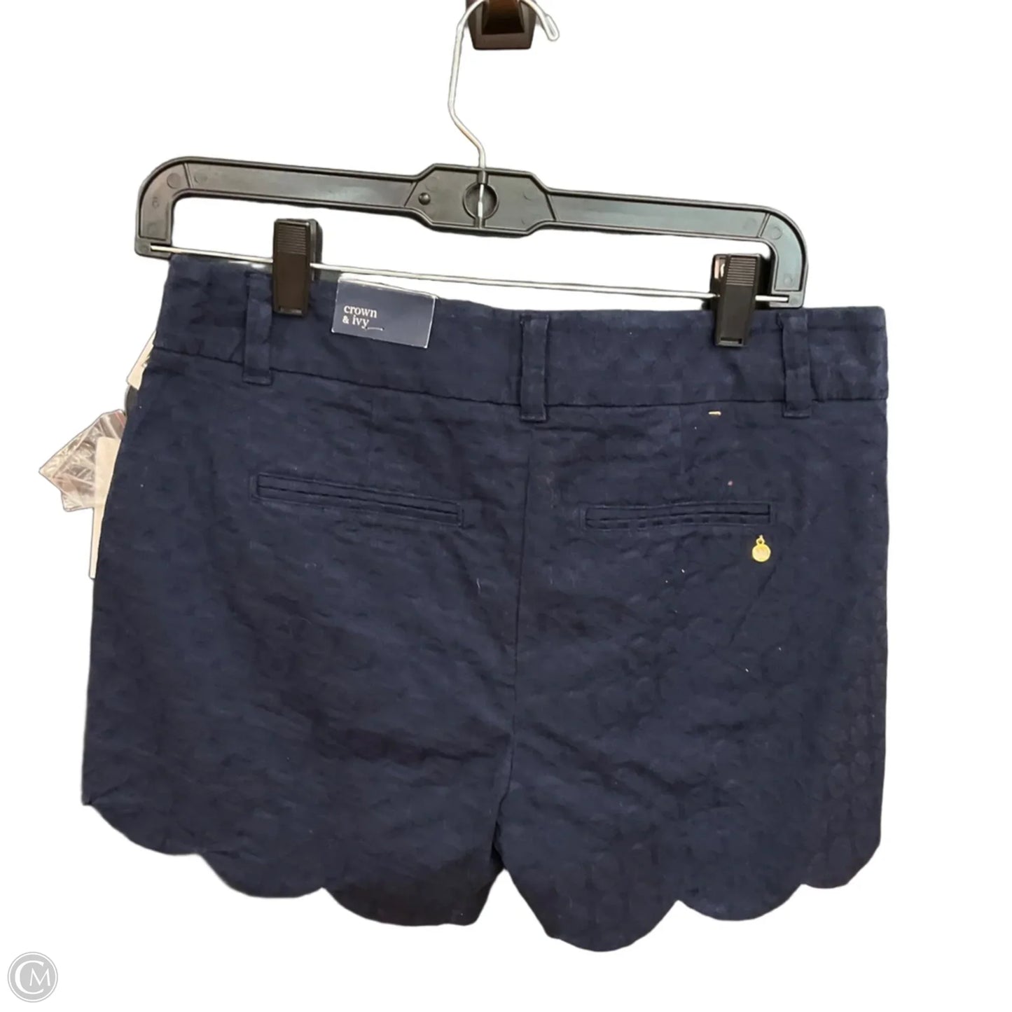 Shorts By Crown And Ivy In Navy, Size: 4p