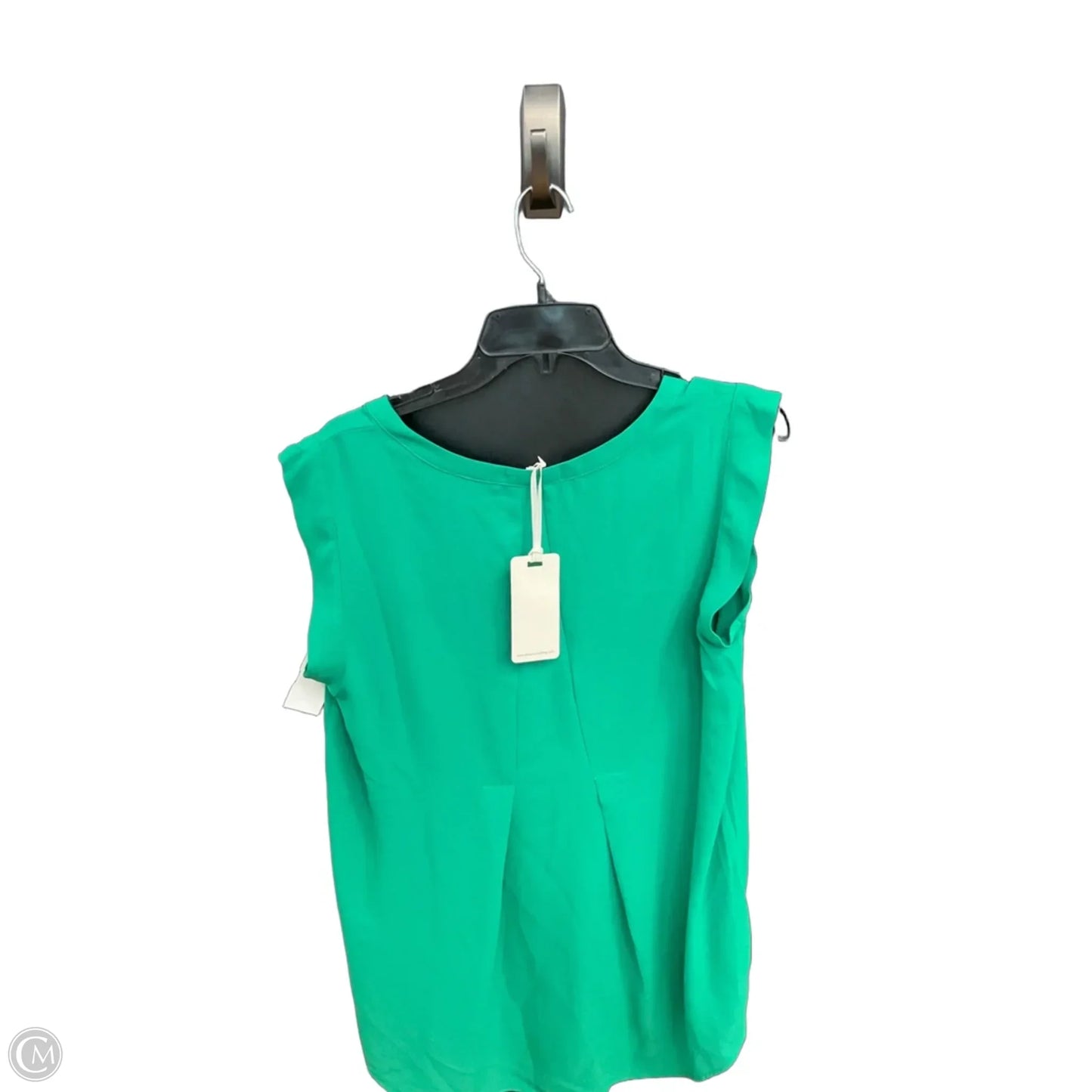 Top Short Sleeve By Pleione In Green, Size: M