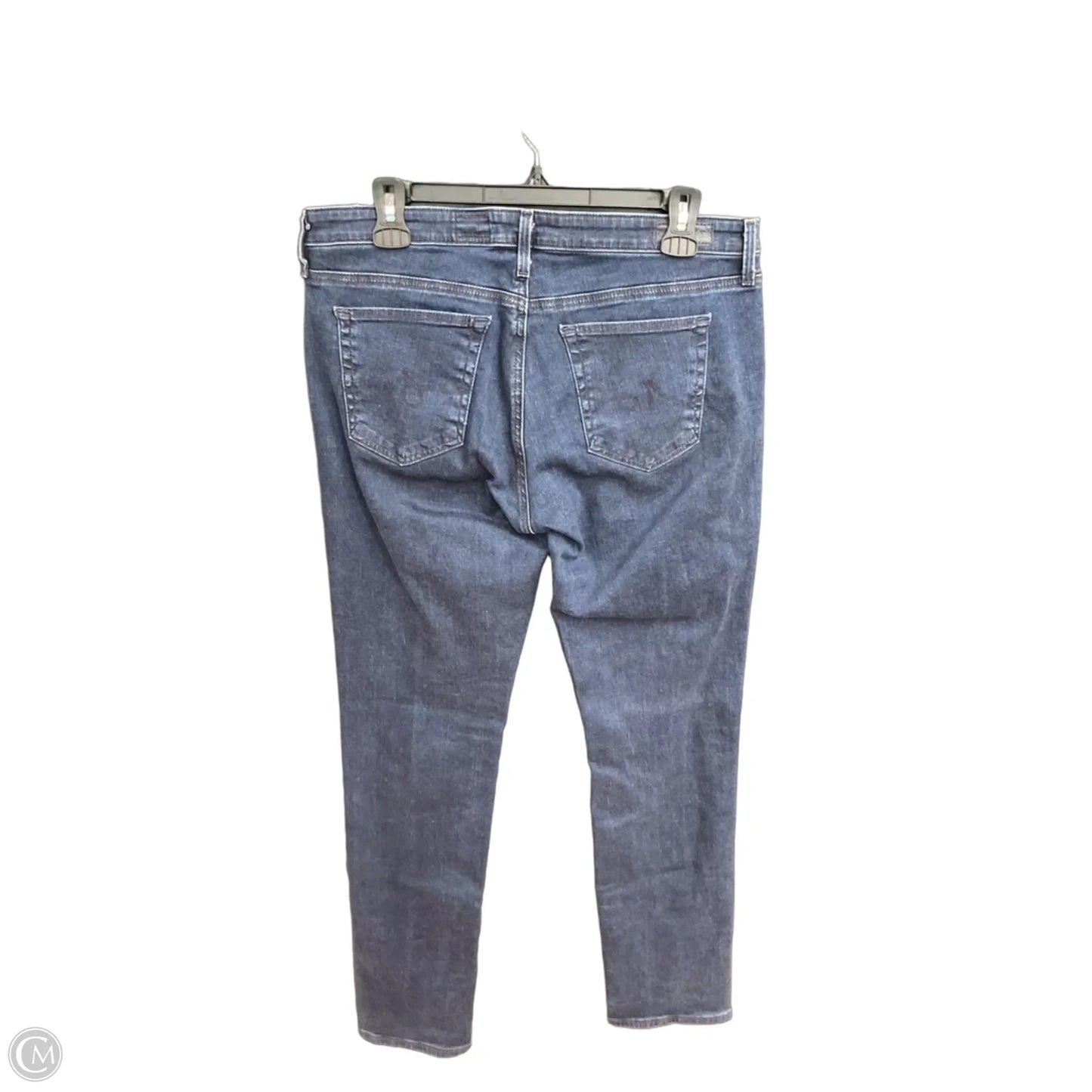 Jeans Straight By Adriano Goldschmied In Blue Denim, Size: 12