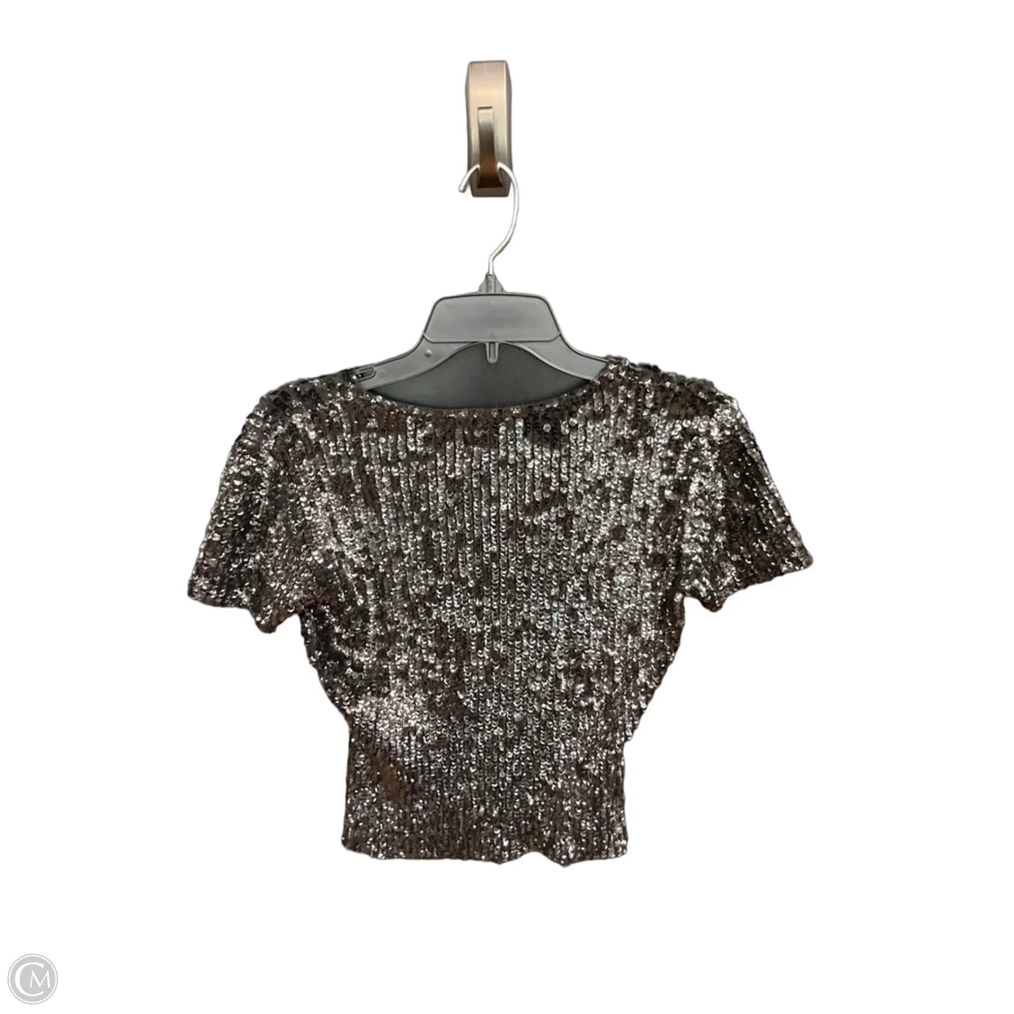 Top Short Sleeve Luxury Designer By Oscar De La Renta In Black, Size: S