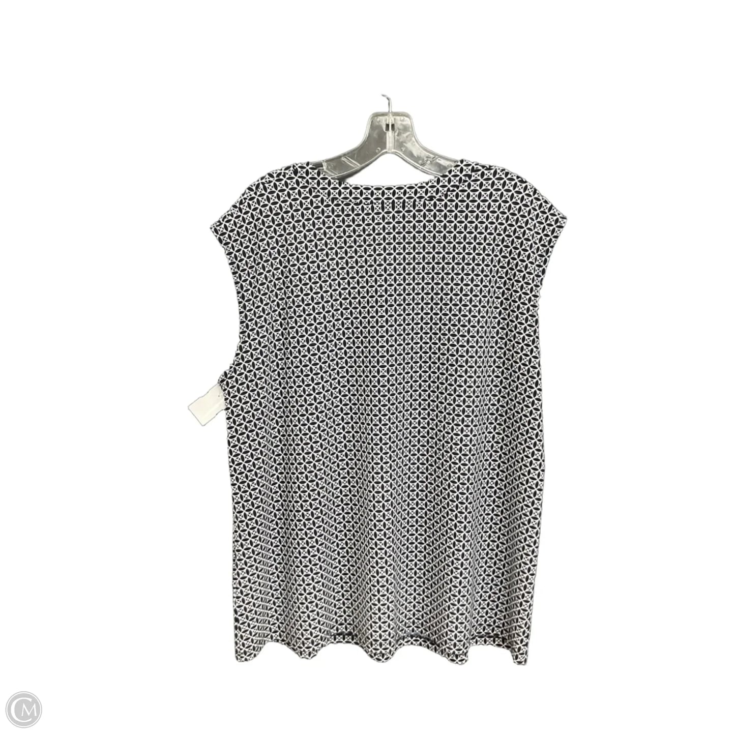 Top Sleeveless By Anne Klein In Navy, Size: 1x