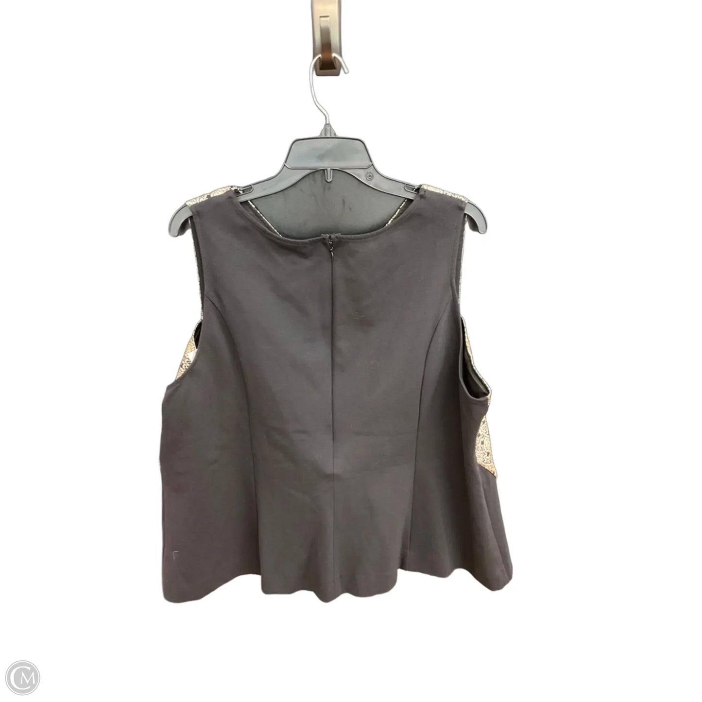 Top Sleeveless By Lane Bryant In Gold, Size: 3x