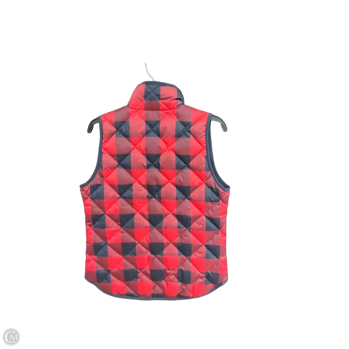 Vest Puffer & Quilted By J. Crew In Plaid Pattern, Size: Xs