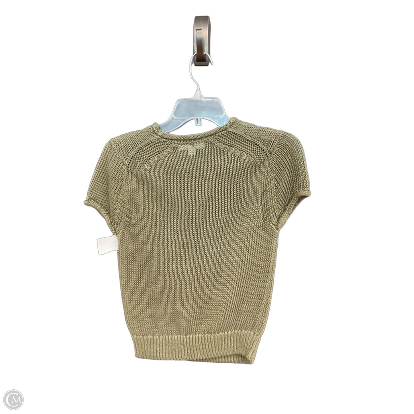 Top Short Sleeve By Banana Republic In Green, Size: Xs
