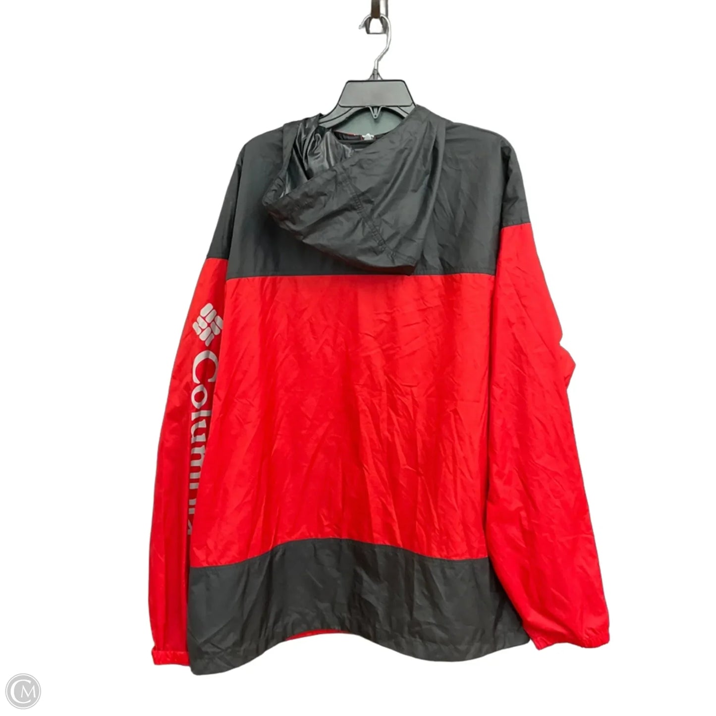 Jacket Windbreaker By Columbia In Red, Size: Xxl