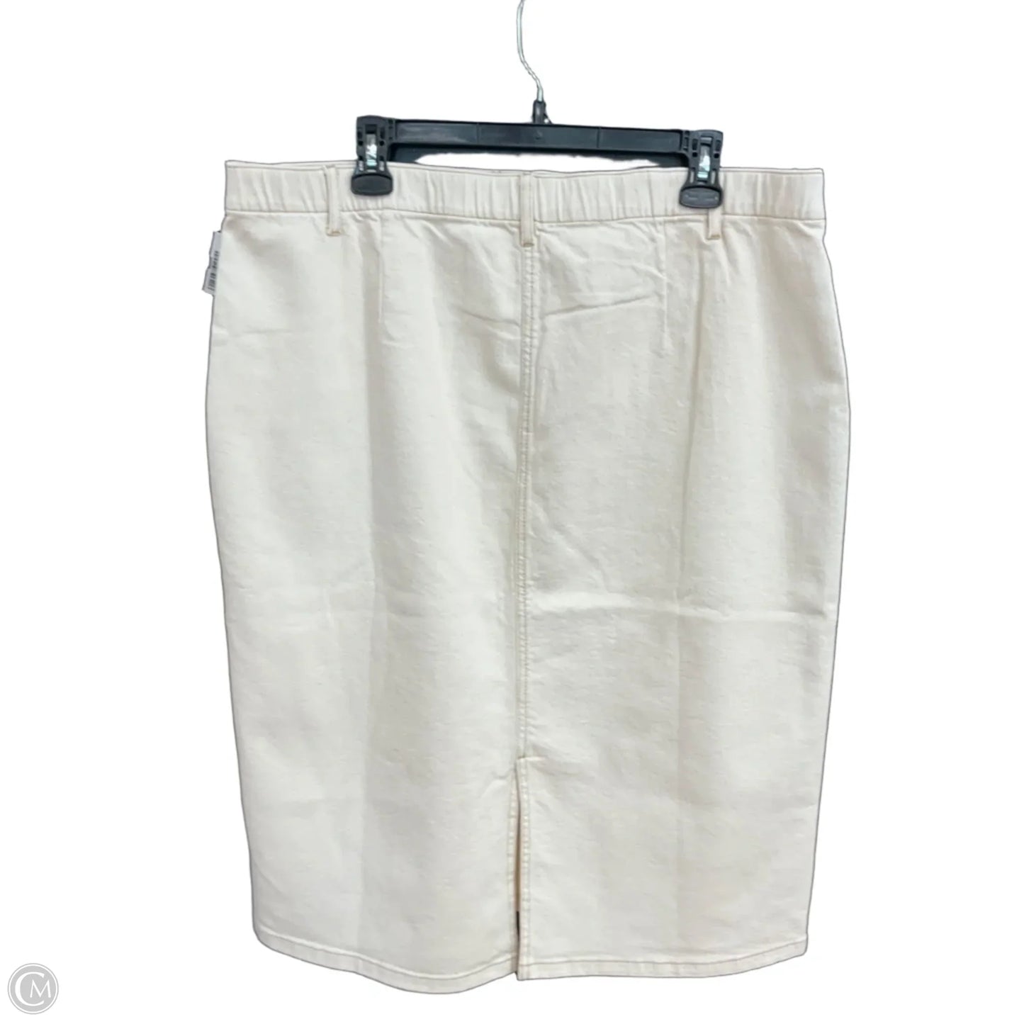 Skirt Midi By J. Jill In Cream, Size: 18