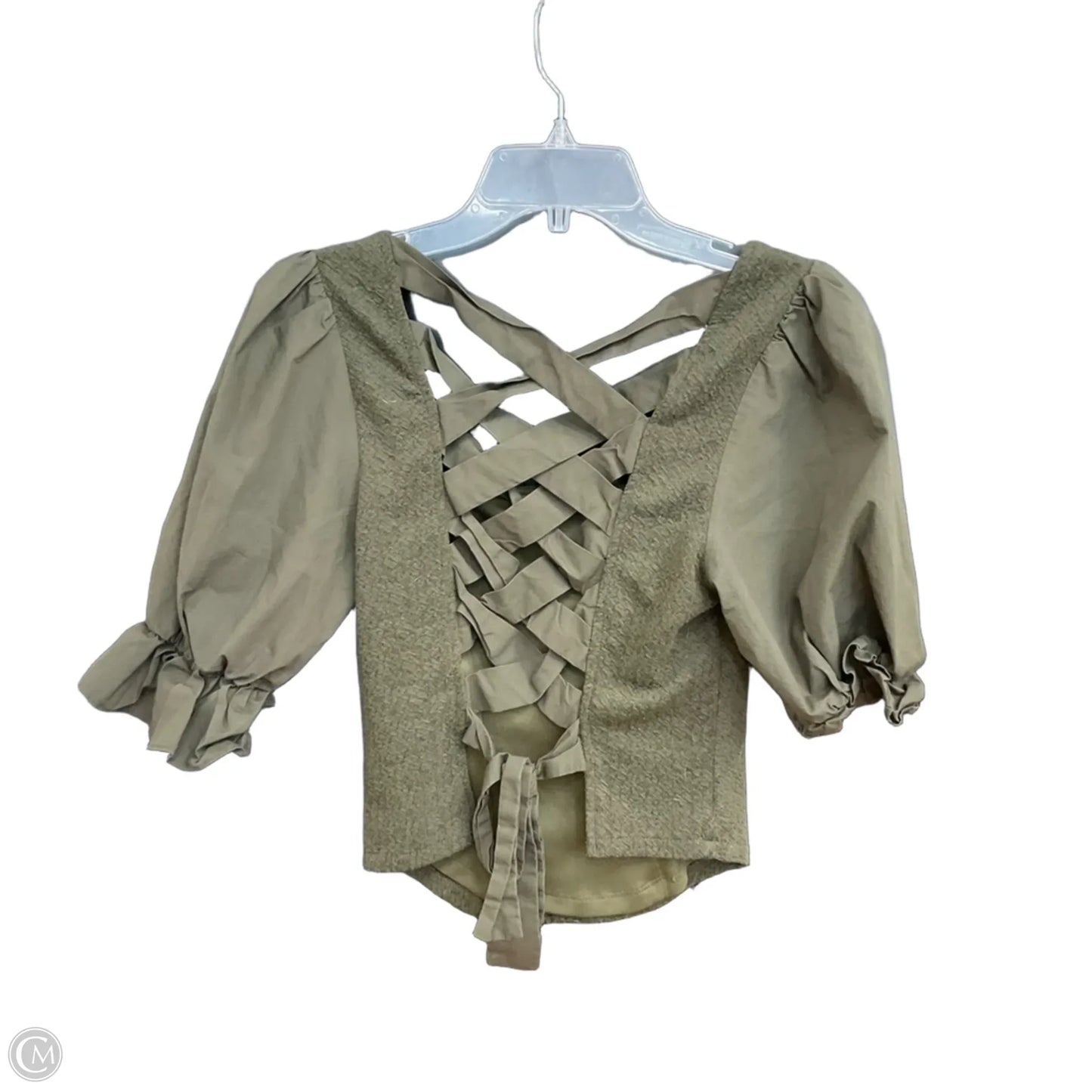 Top Short Sleeve By Sunday In Brooklyn In Green, Size: S