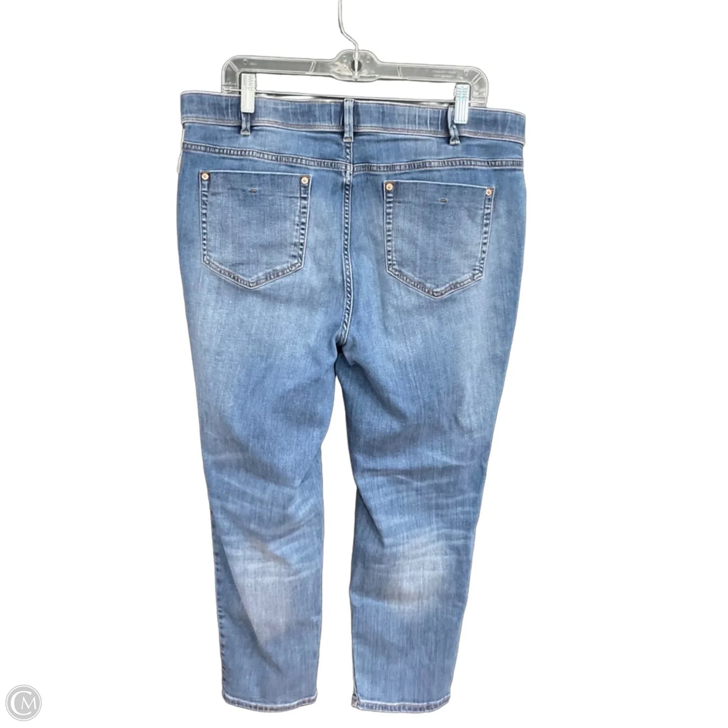 Jeans Straight By J. Jill In Blue Denim, Size: 18
