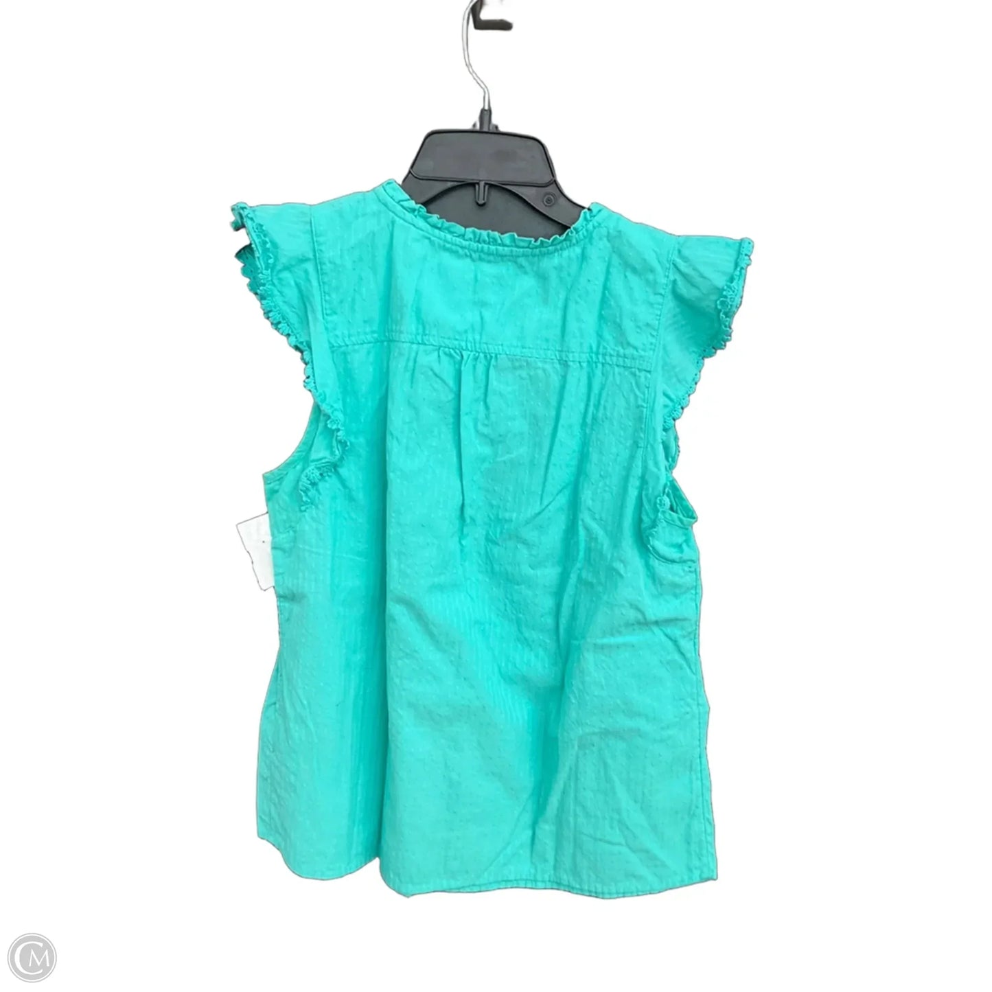 Top Sleeveless By J. Crew In Teal, Size: S