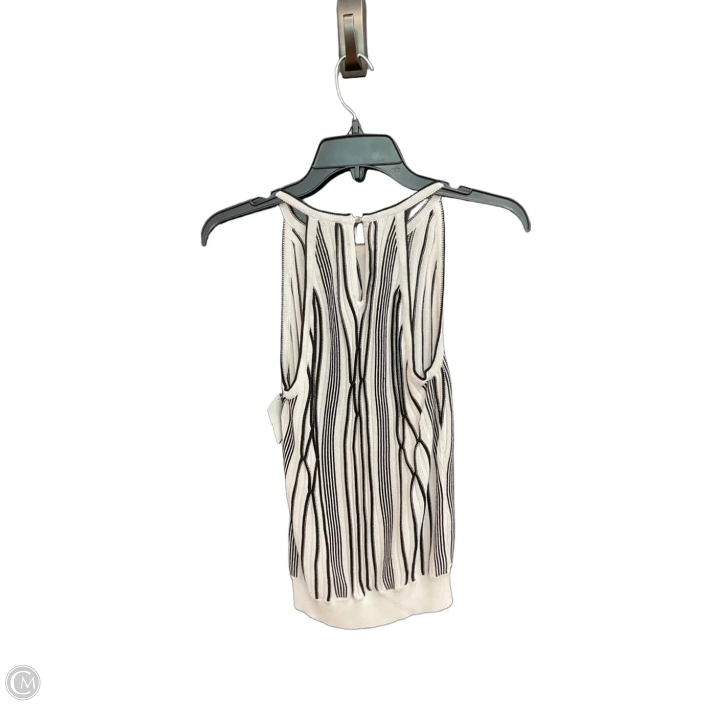 Top Sleeveless By White House Black Market In Black & White, Size: Xs