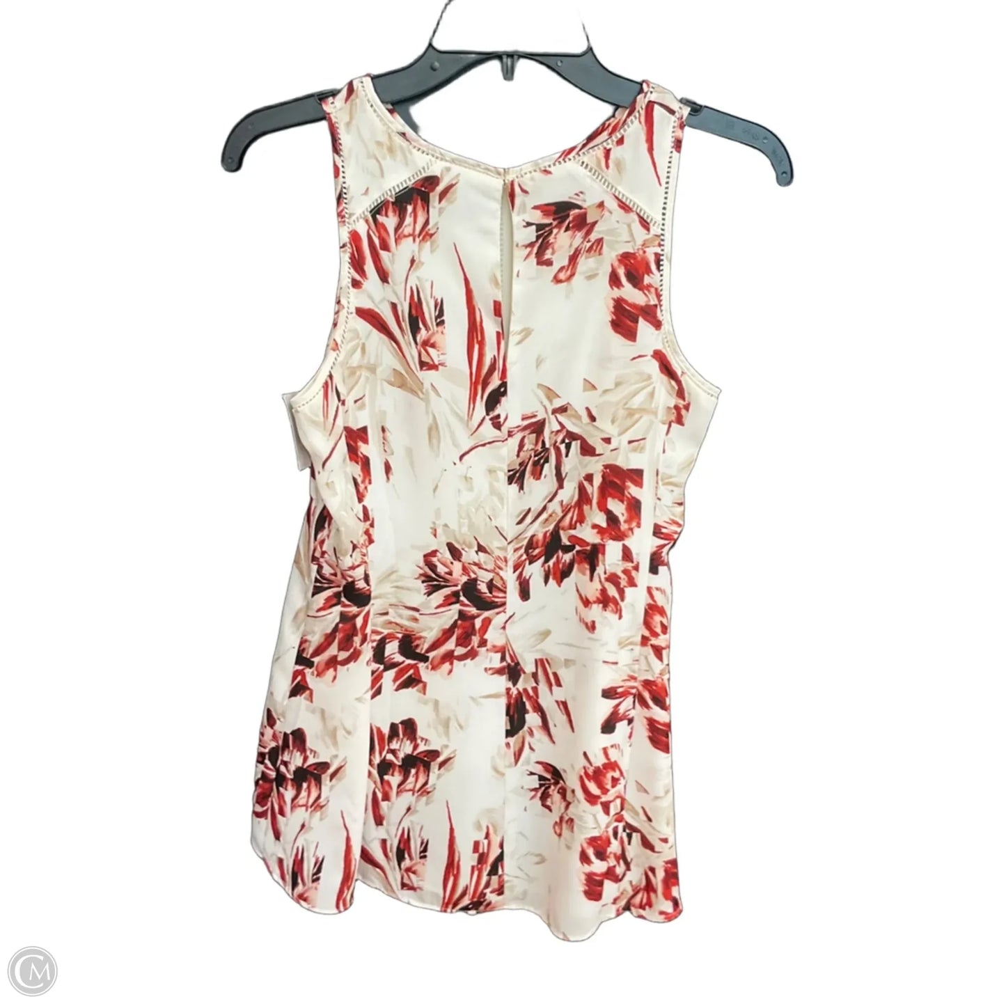 Top Sleeveless By White House Black Market In Floral Print, Size: Xxs