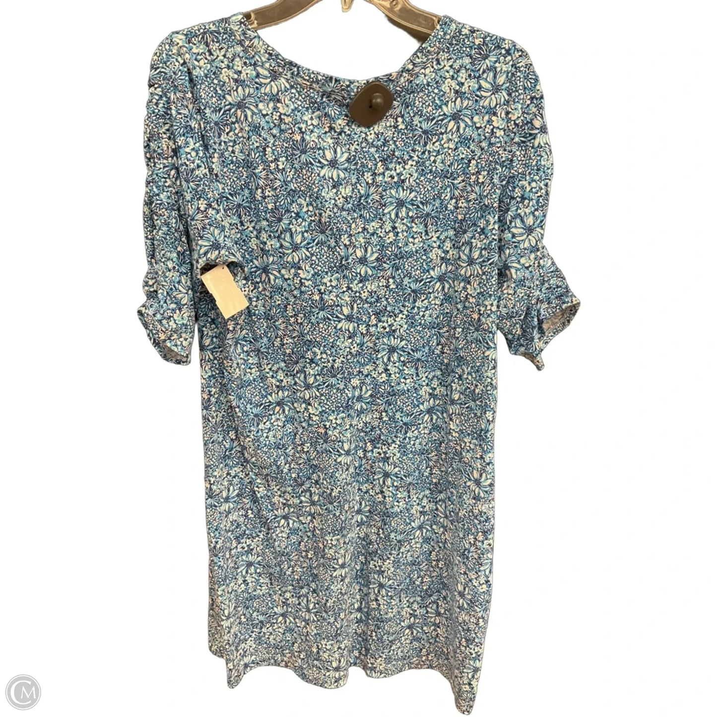 Dress Designer By Lilly Pulitzer In Blue & White, Size: Xl