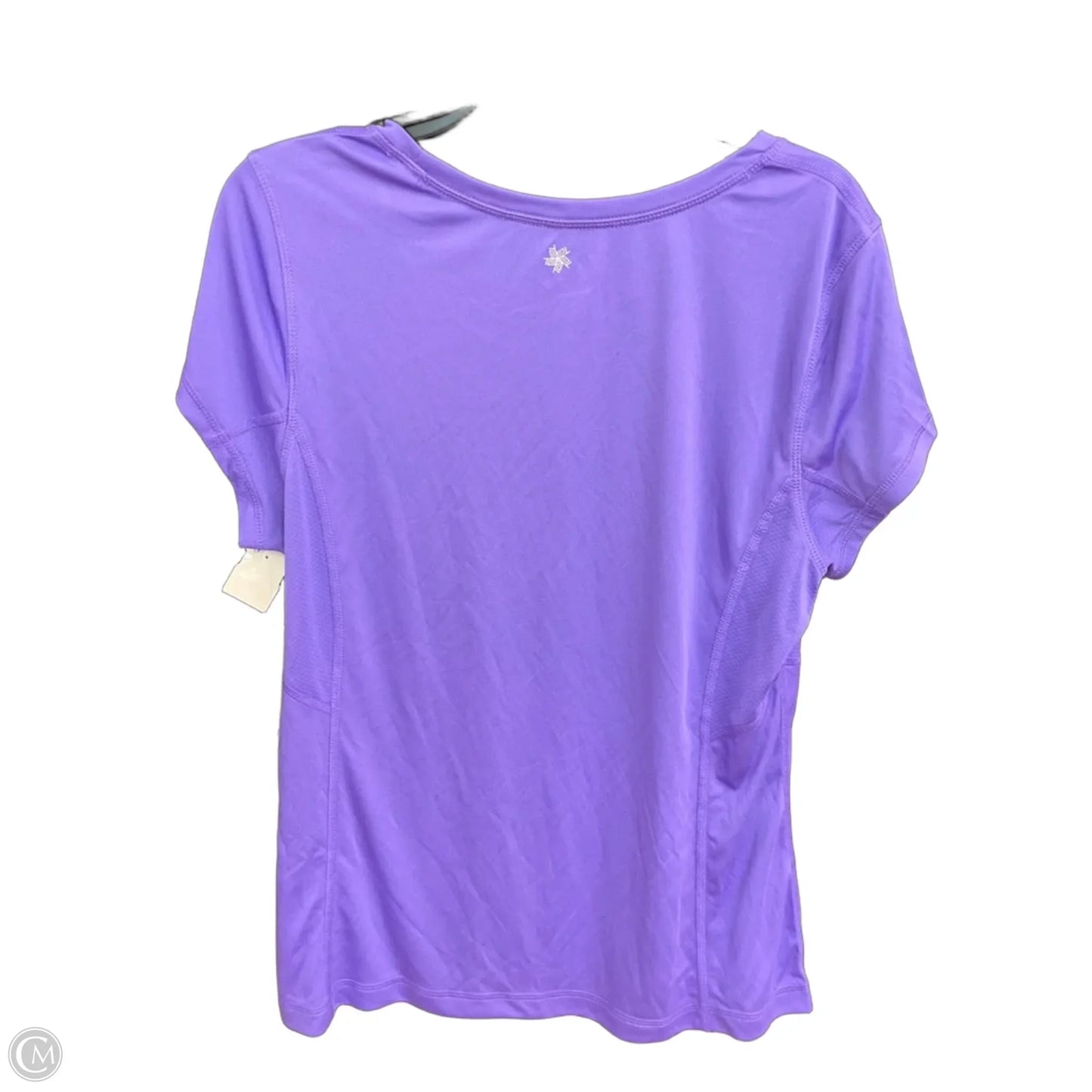 Athletic Top Short Sleeve By Tek Gear In Purple, Size: Xl