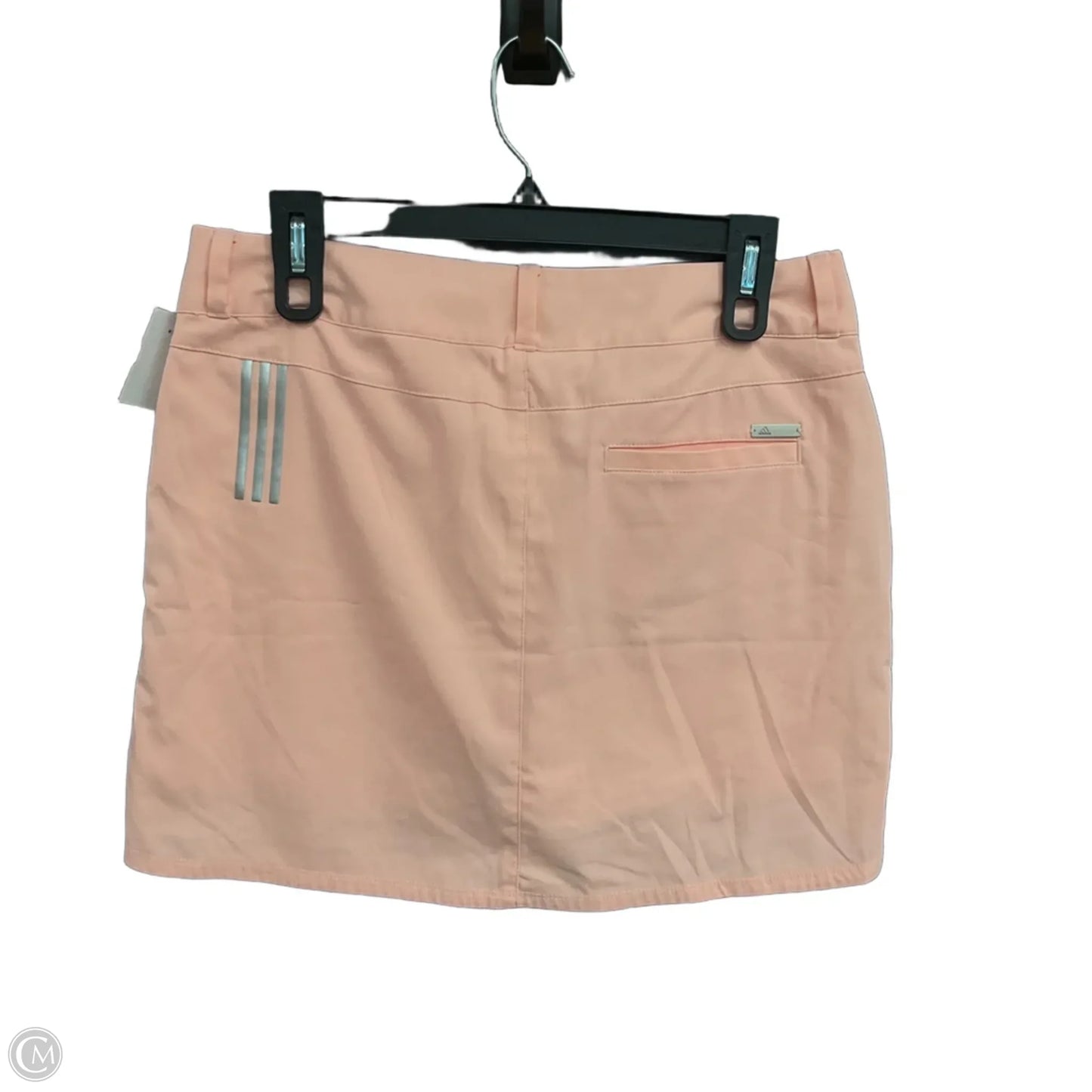 Athletic Skort By Adidas In Peach, Size: S