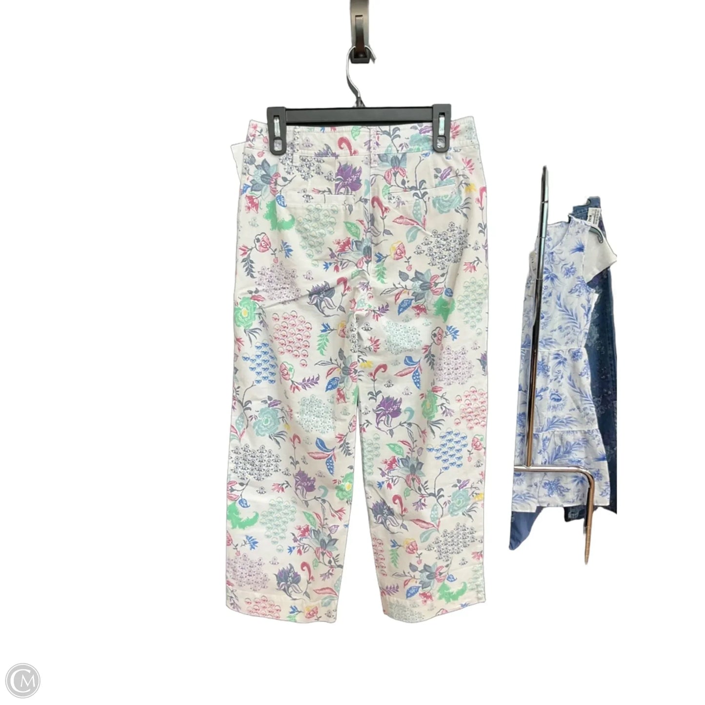 Pants Cropped By Talbots In Floral Print, Size: 4