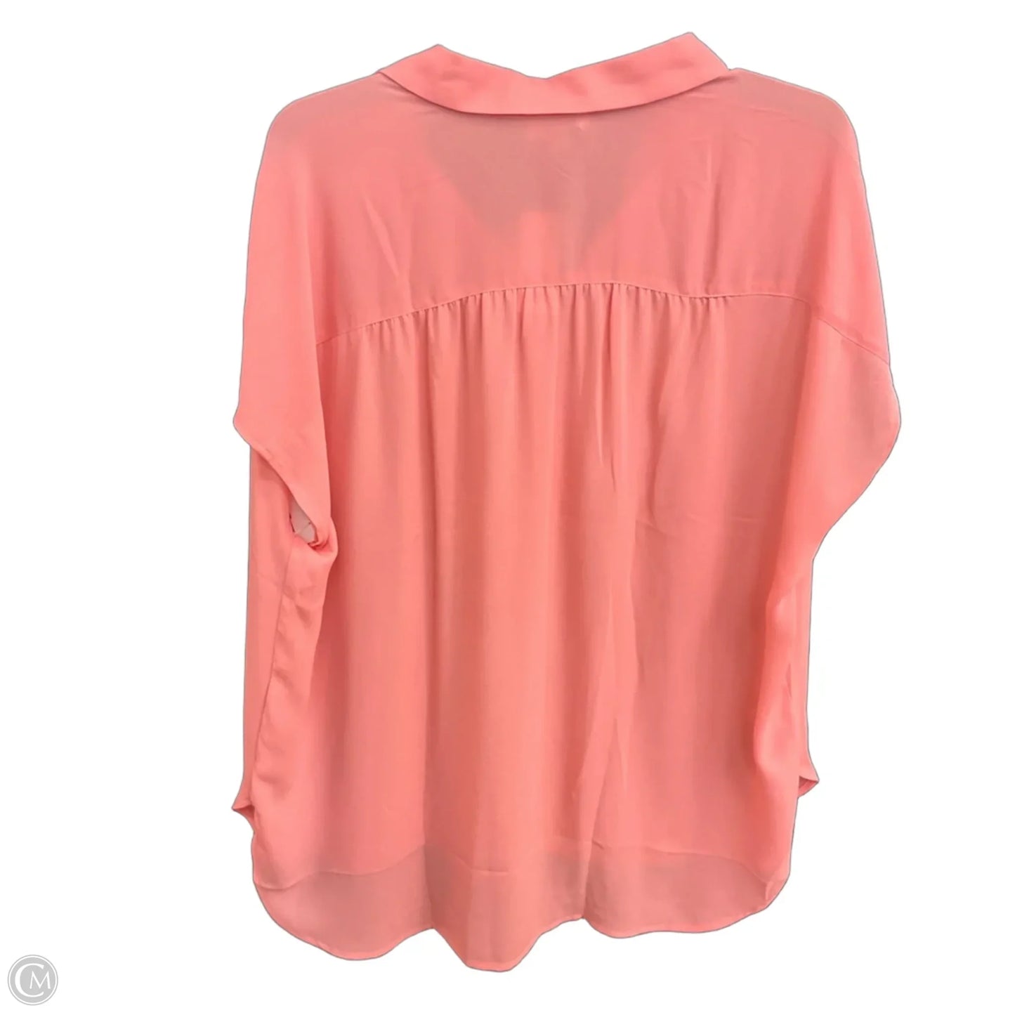 Blouse Sleeveless By Loft In Peach, Size: Xl
