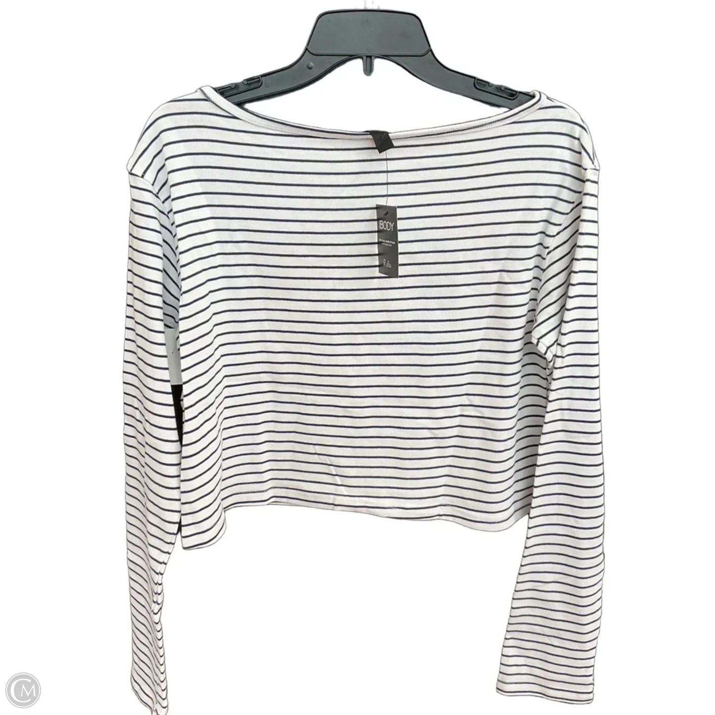 Top Long Sleeve By Cmc In Striped Pattern, Size: S