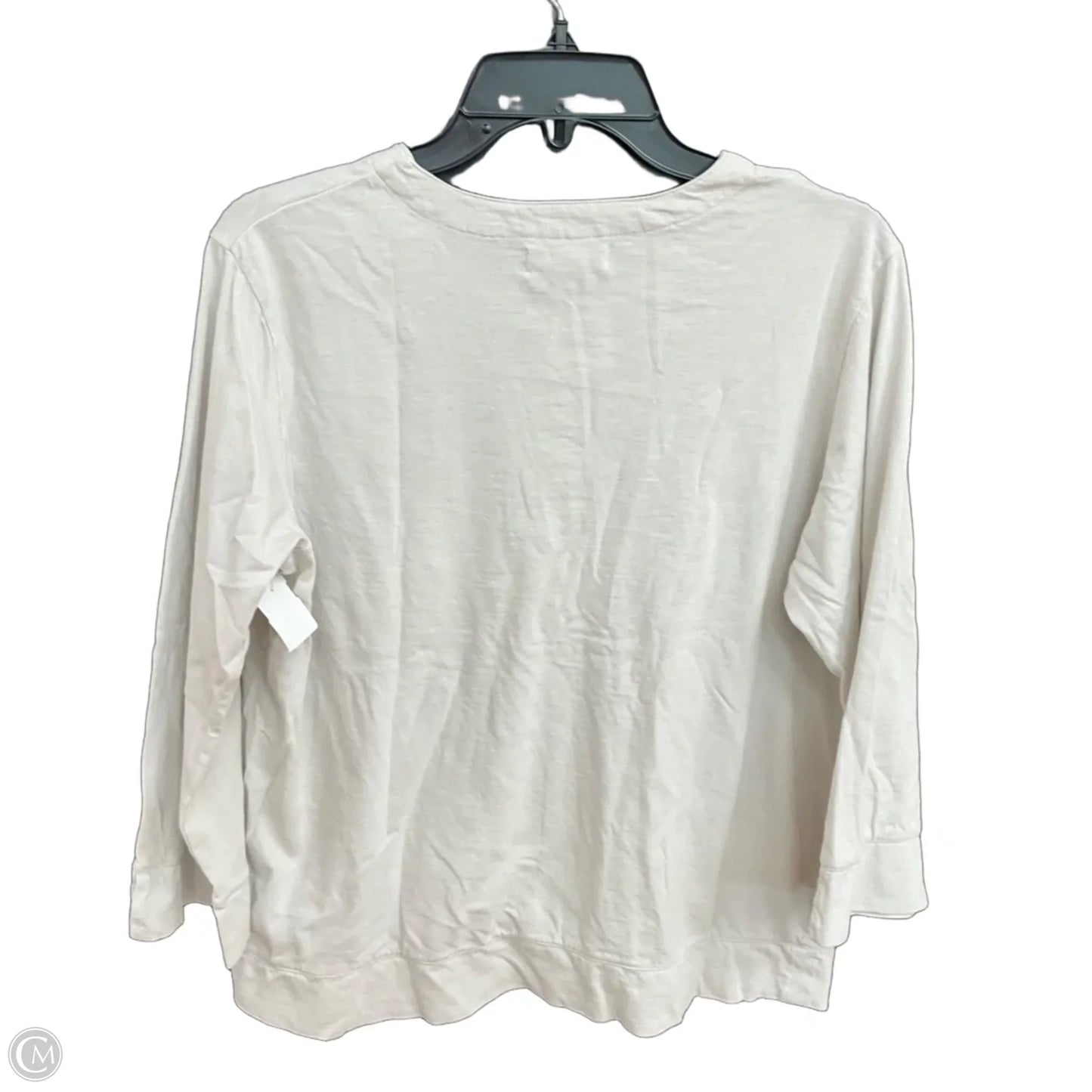 Sweater Cardigan By Fresh Produce In Taupe, Size: Xl