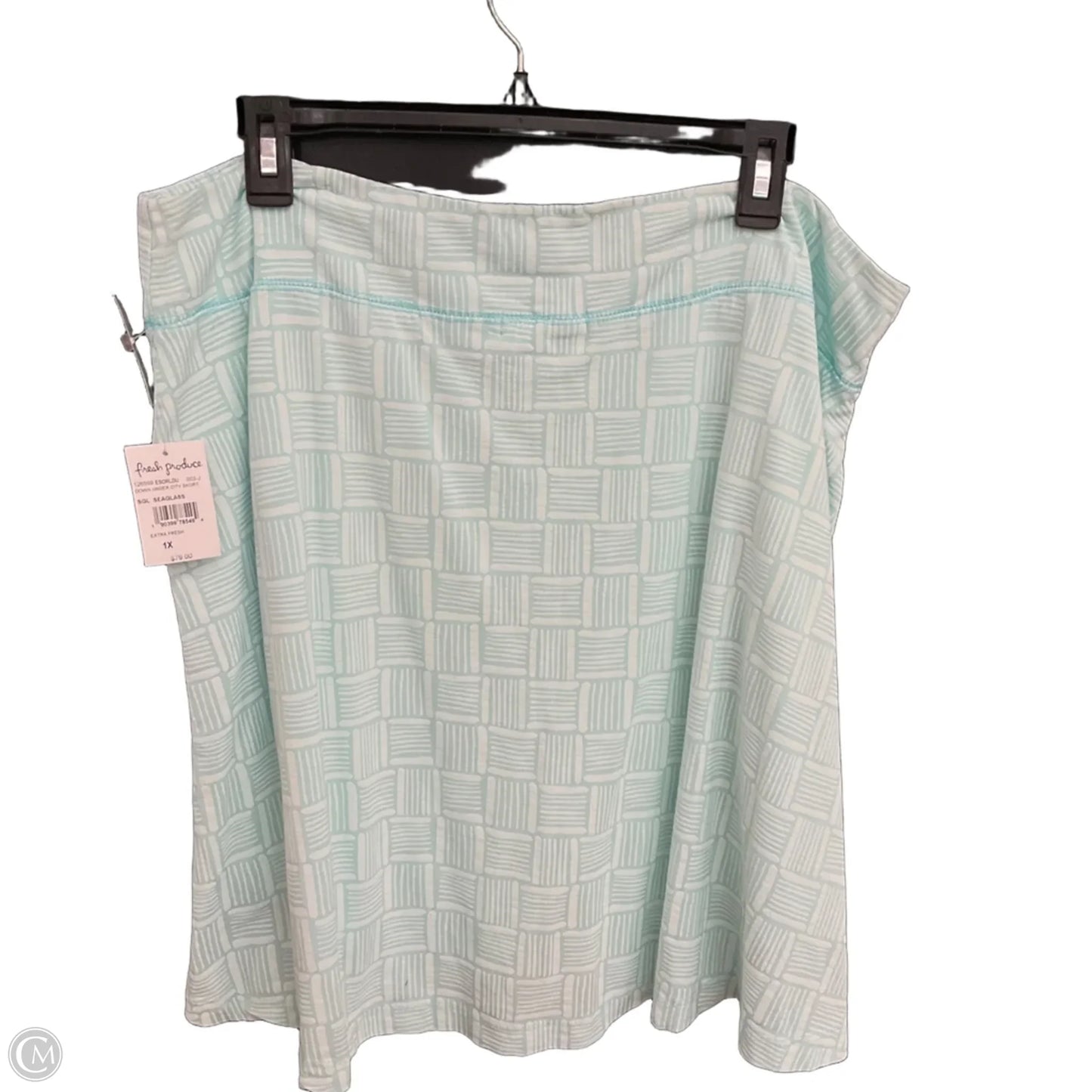 Athletic Skort By Fresh Produce In Aqua, Size: 1x