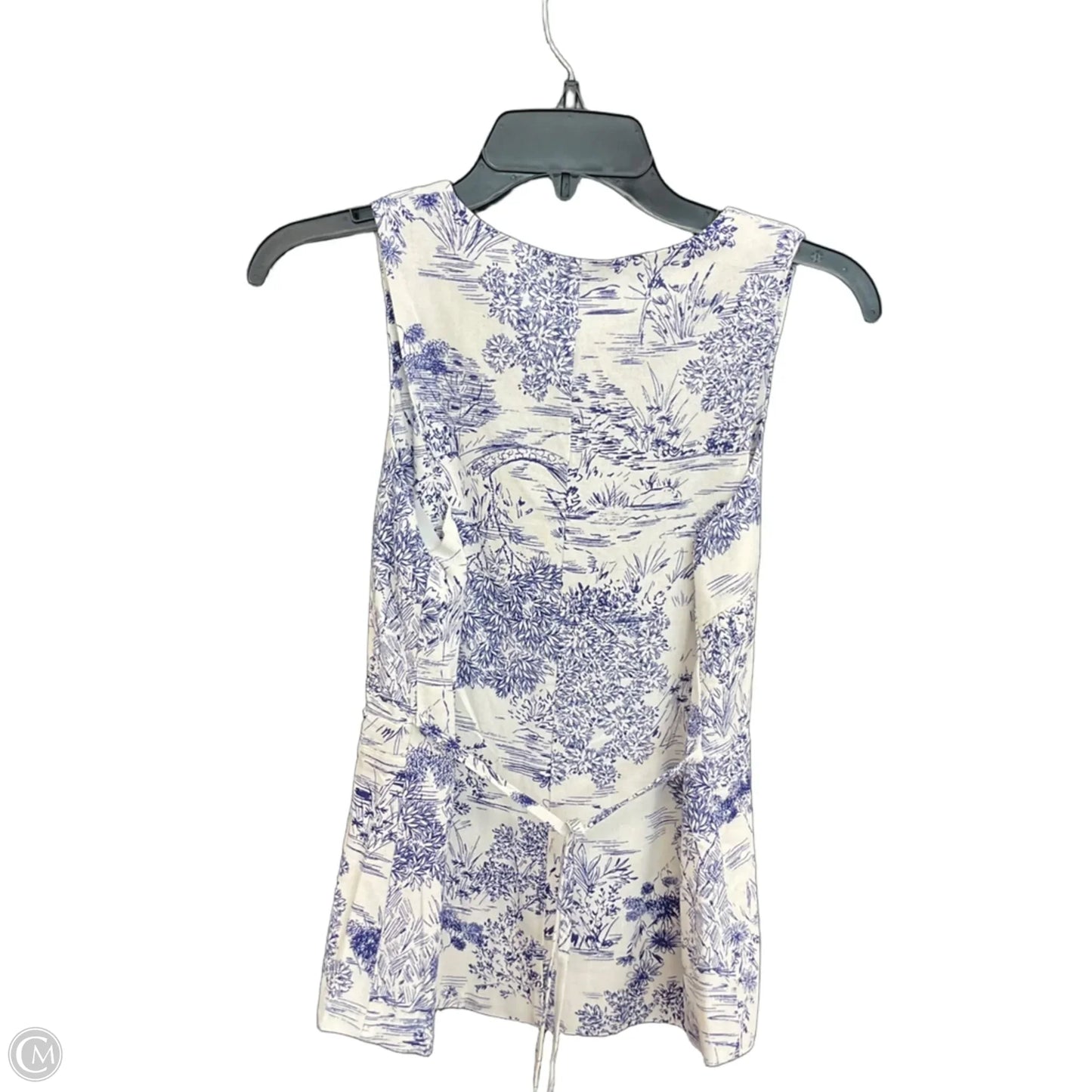 Top Sleeveless By Olivaceous In White, Size: S