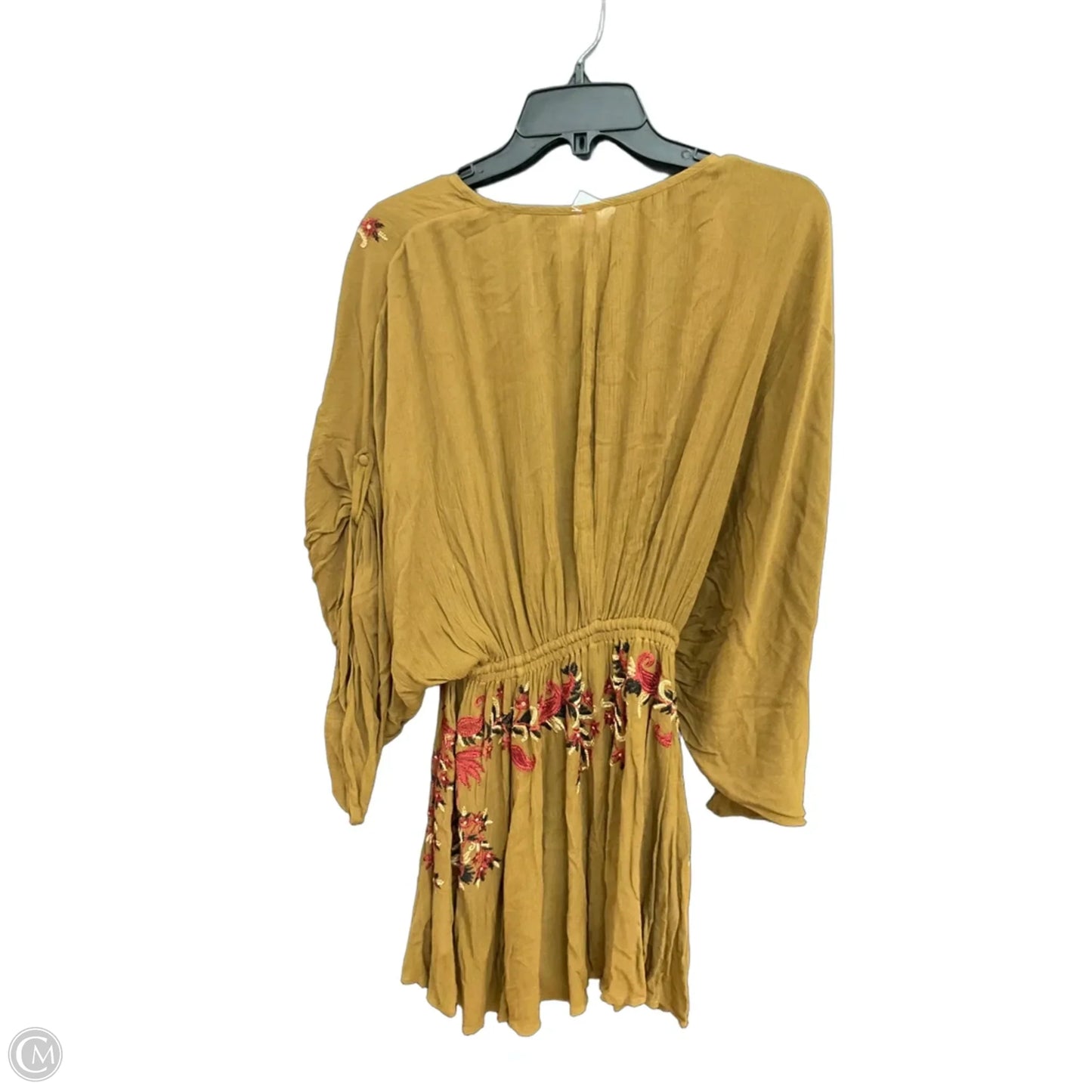 Tunic 3/4 Sleeve By Free People In Green, Size: Sp