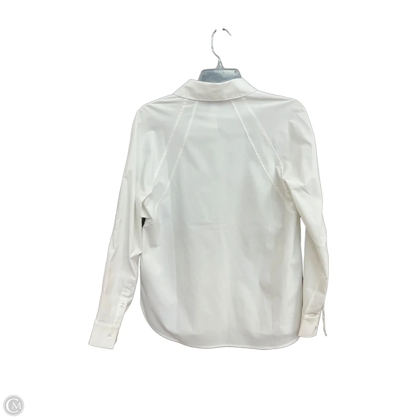 Blouse Long Sleeve By Athleta In White, Size: Xs