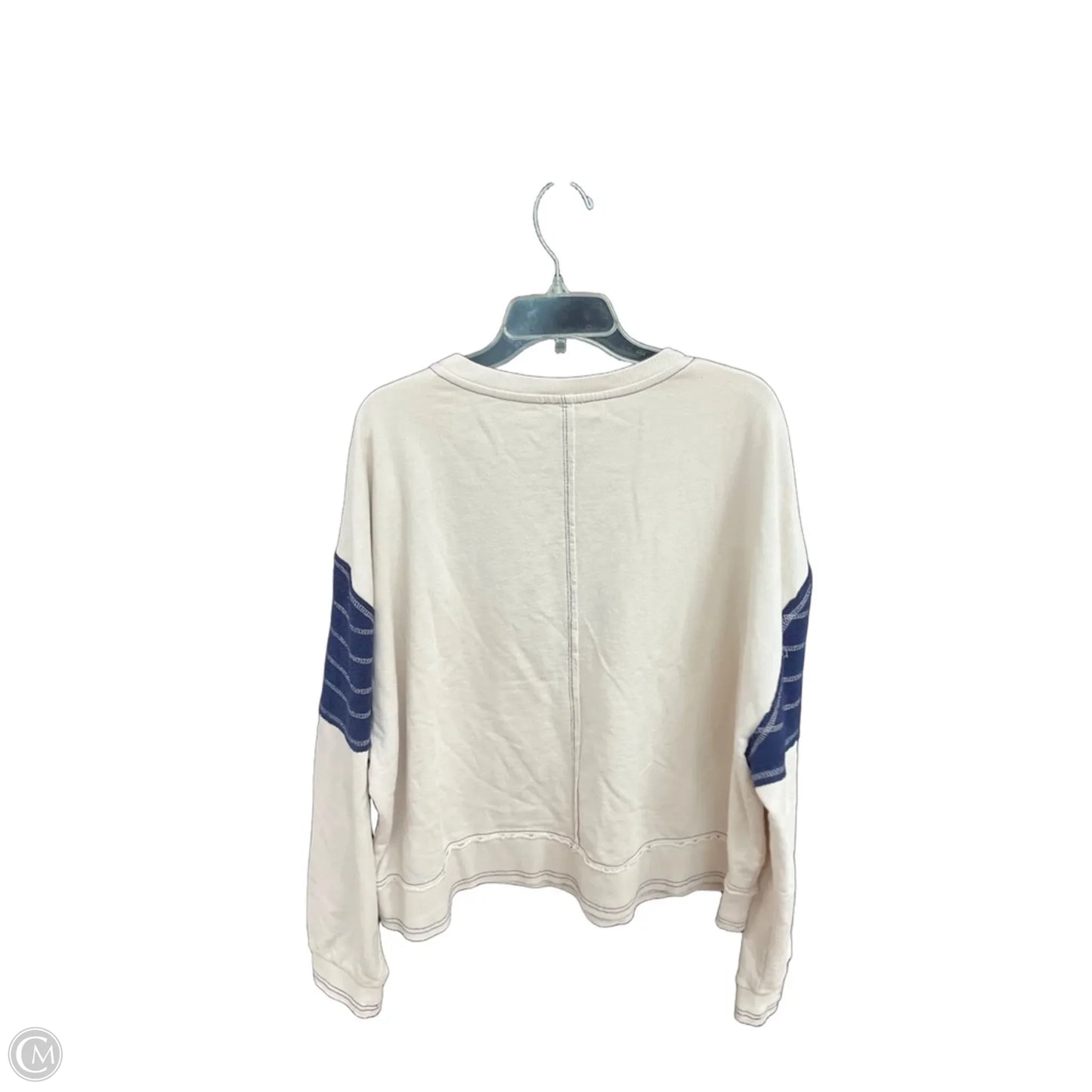 Top Long Sleeve By Pilcro In Cream, Size: L