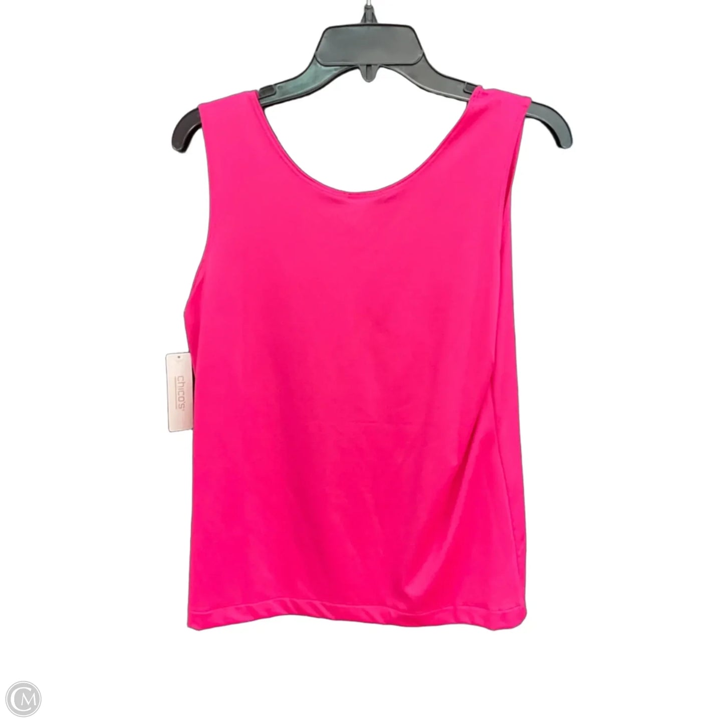 Top Sleeveless By Chicos In Pink, Size: M