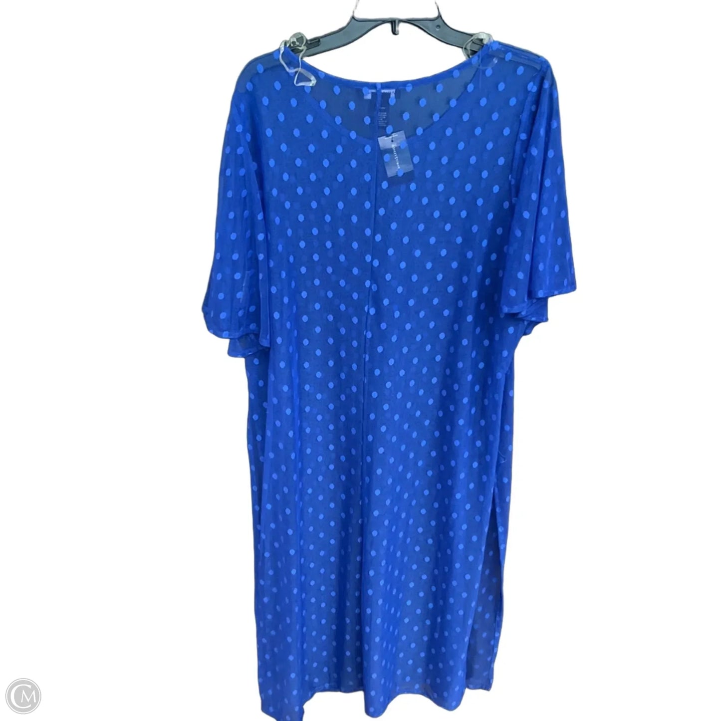 Swimwear Cover-up By Ashley Stewart In Blue, Size: 1x