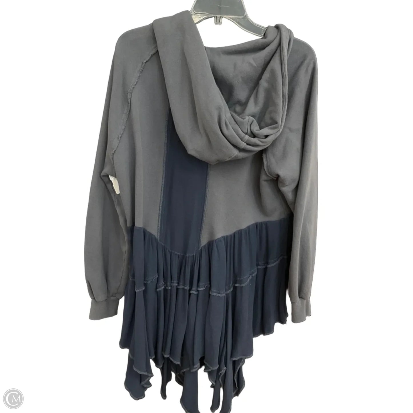 Athletic Sweatshirt Hoodie By Free People In Blue, Size: S