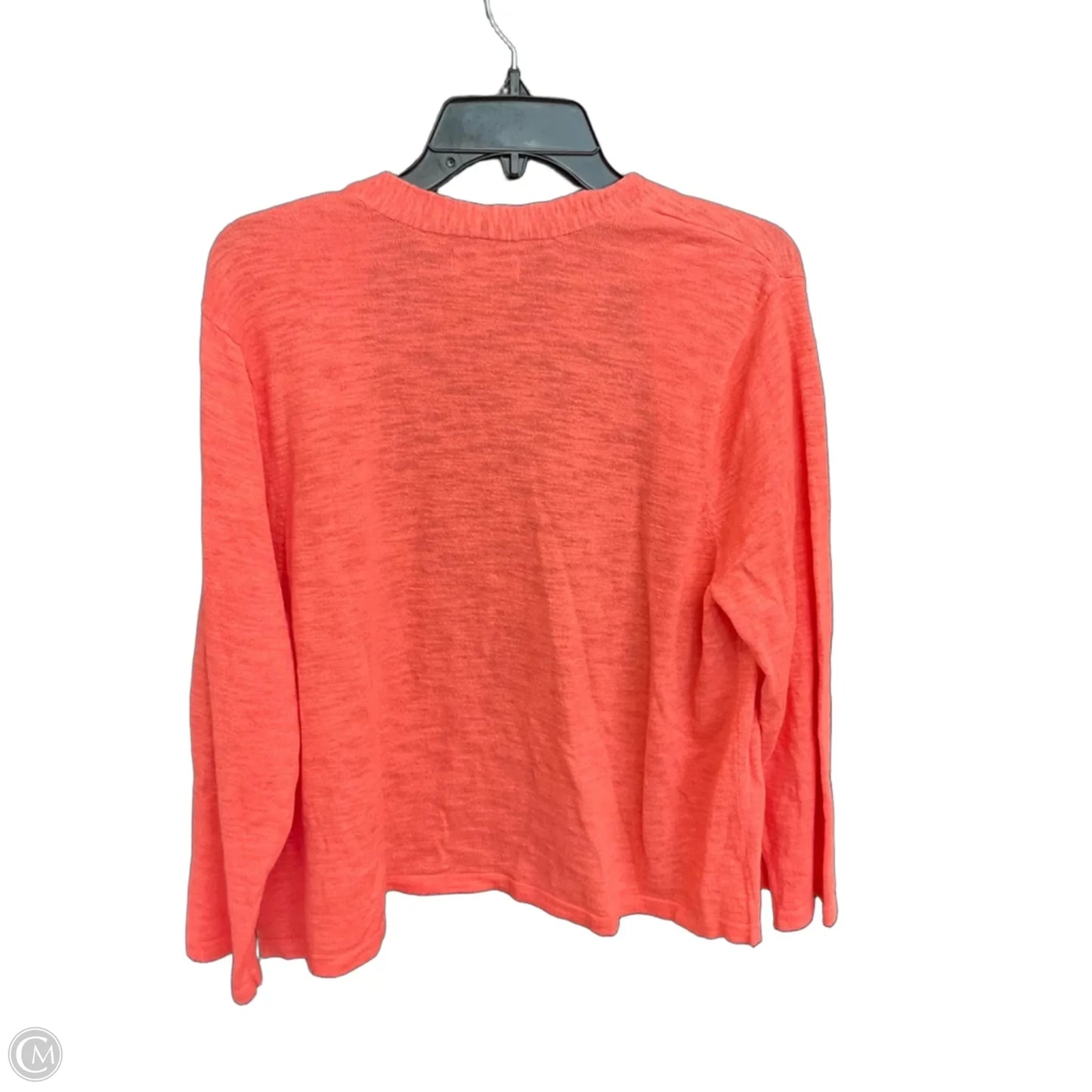 Cardigan By Croft And Barrow In Coral, Size: Xl