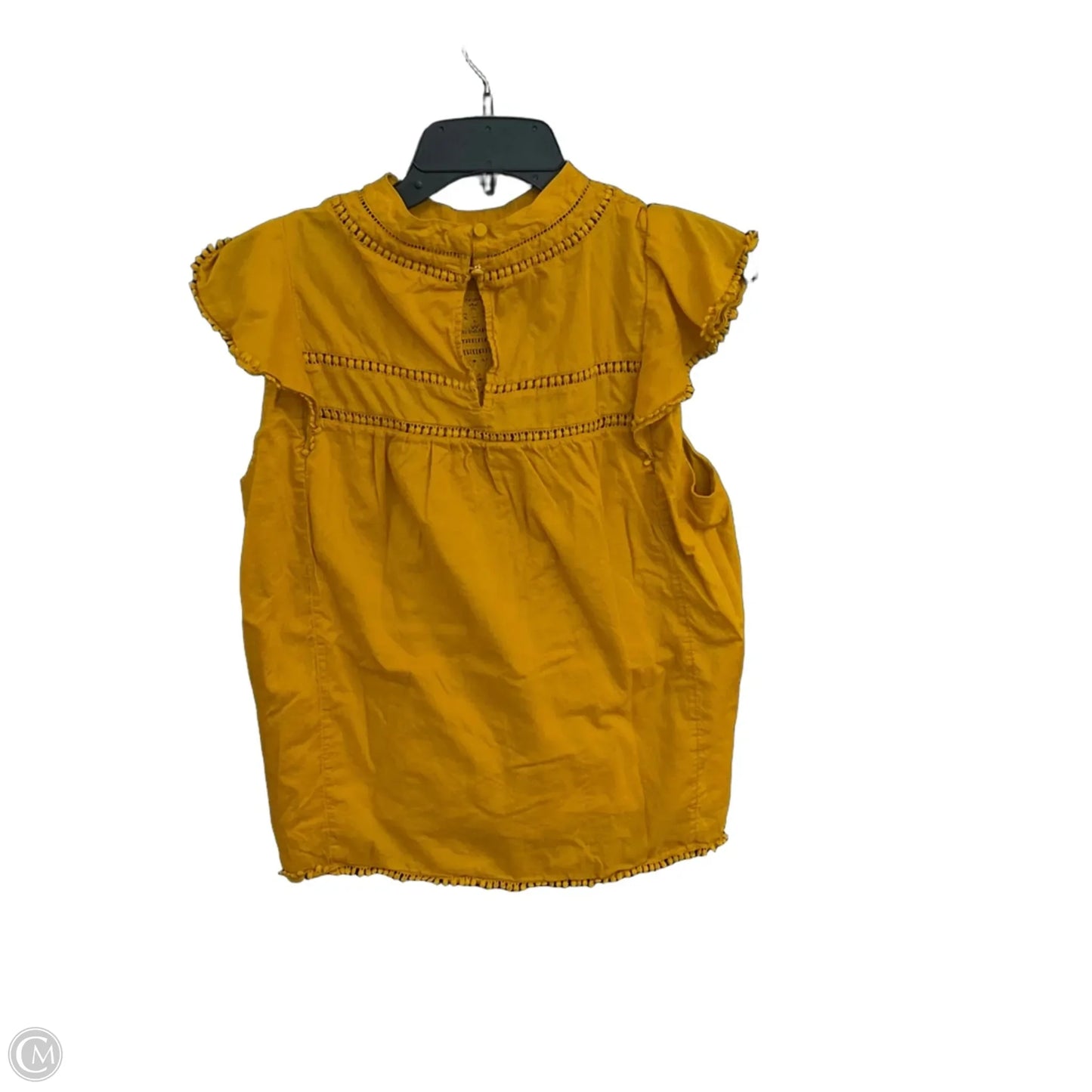 Top Sleeveless By J. Crew In Yellow, Size: M